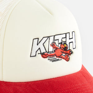 Kith Kids for Sesame Street Elmo Trucker Hat - Sandrift