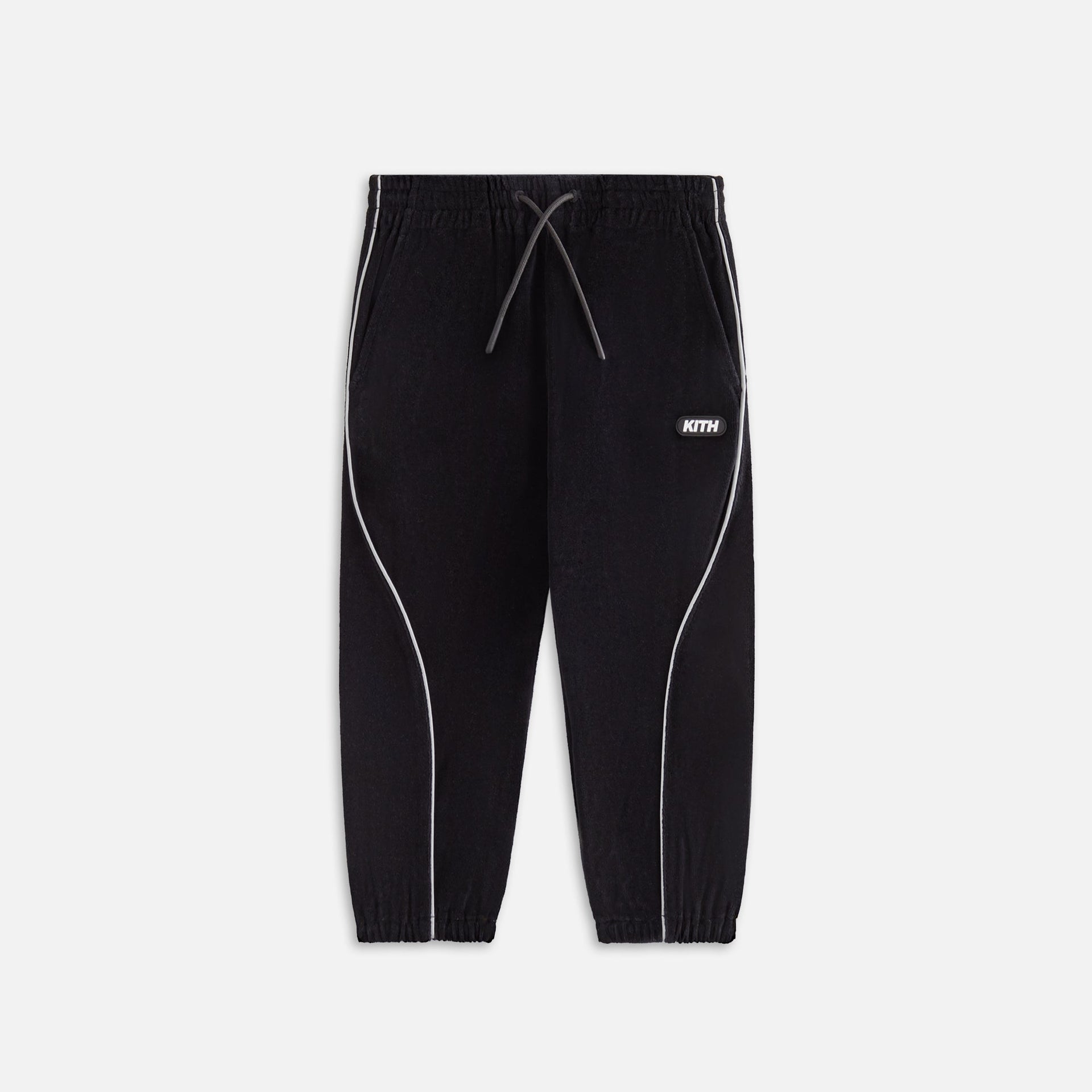 Kith Kids Velour Track Pant - Black