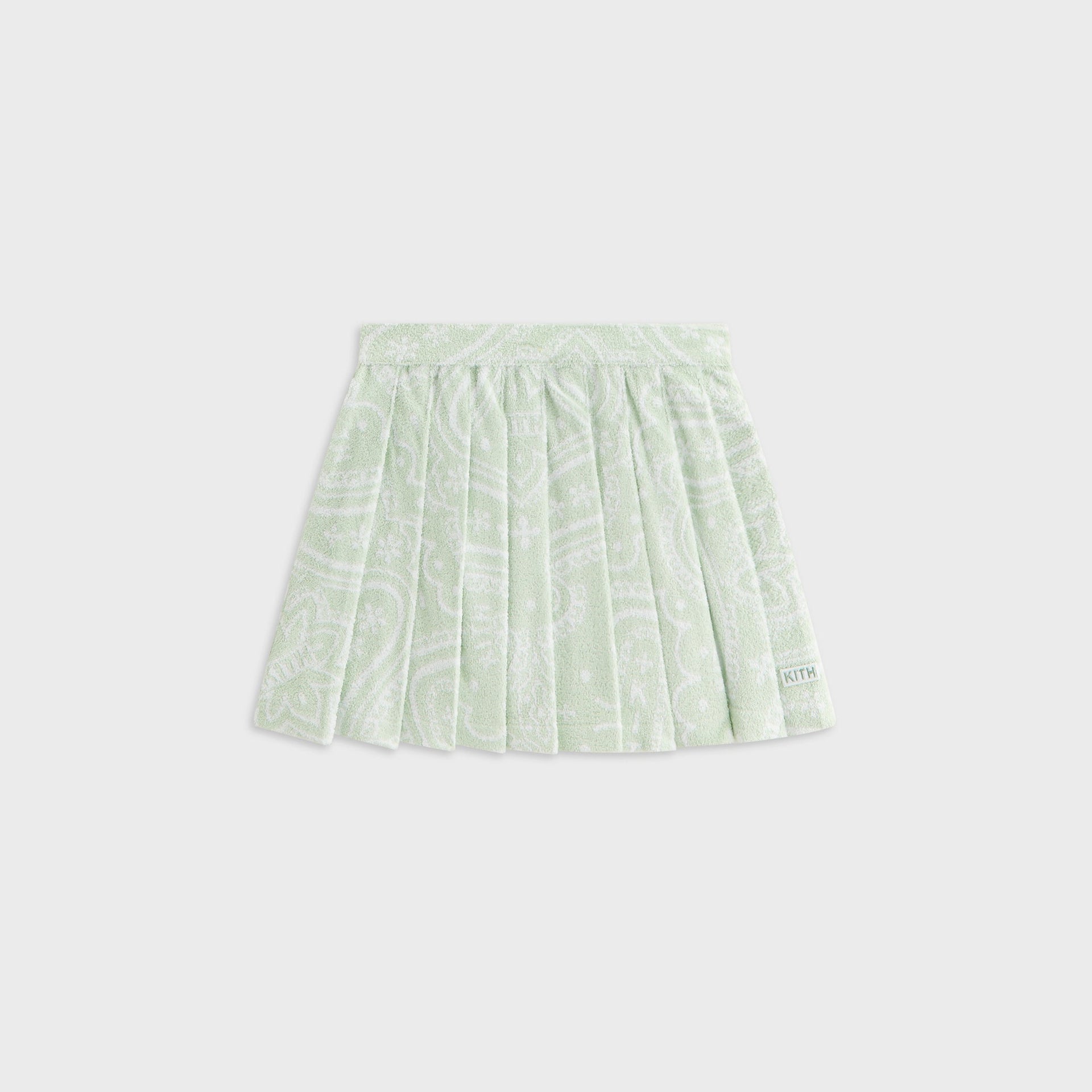 Kith Kids Paisley Jacquard Pleated Skirt - Tidal