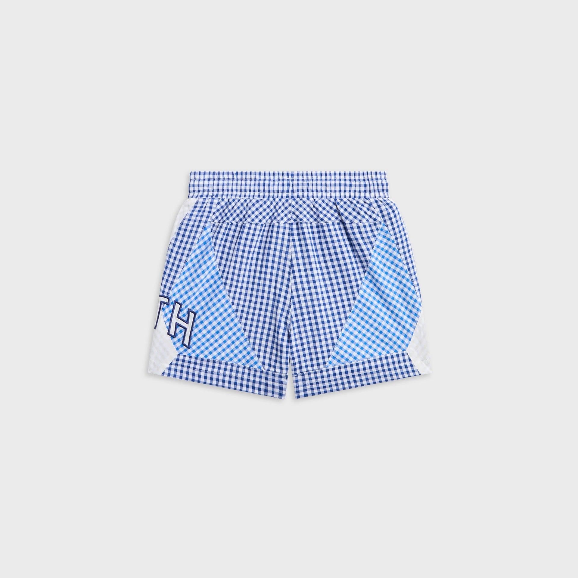 Kith Kids Color-Blocked Gingham Turbo Short - Layer