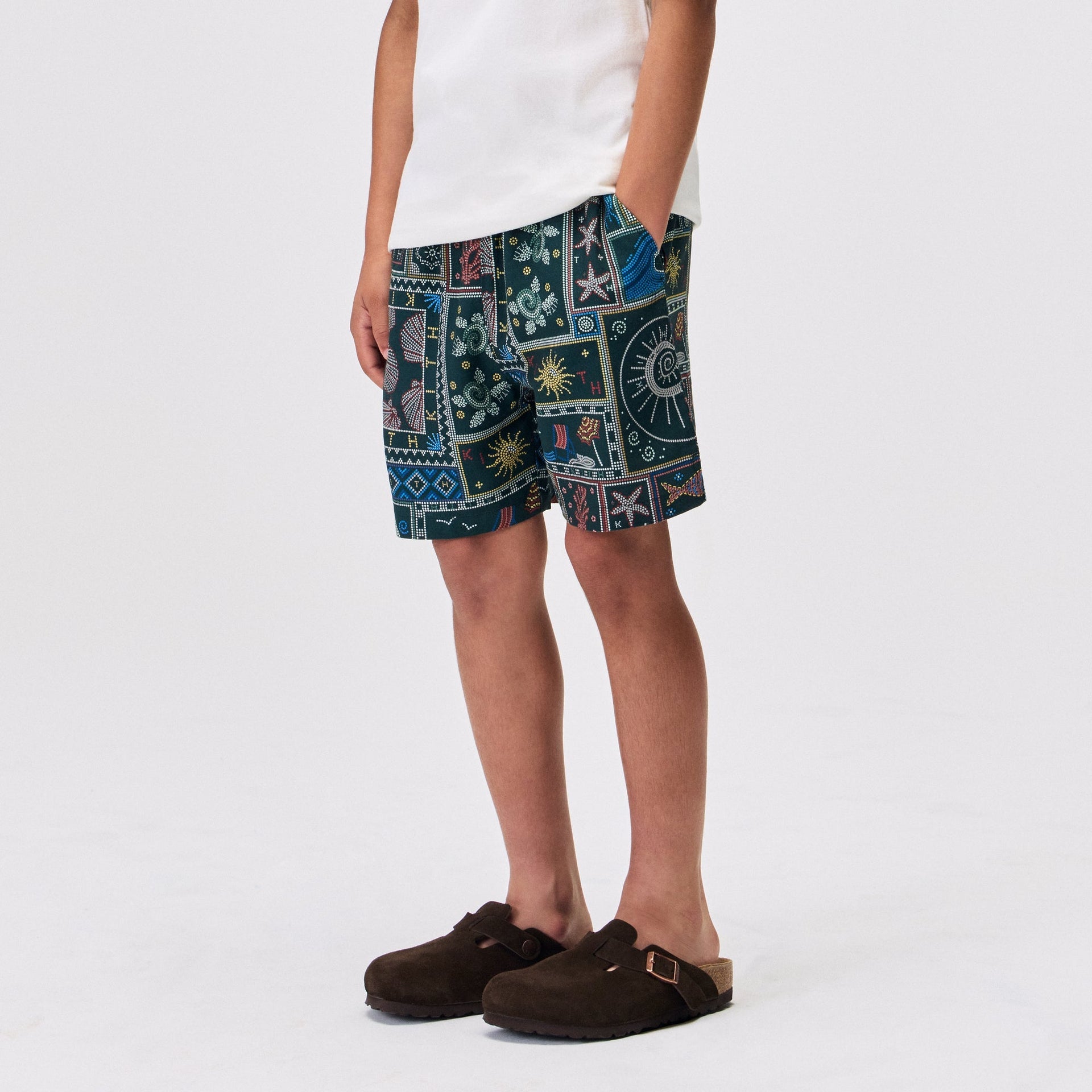 Kith Kids Beach Tile Thompson Camp Short - Stadium - PH