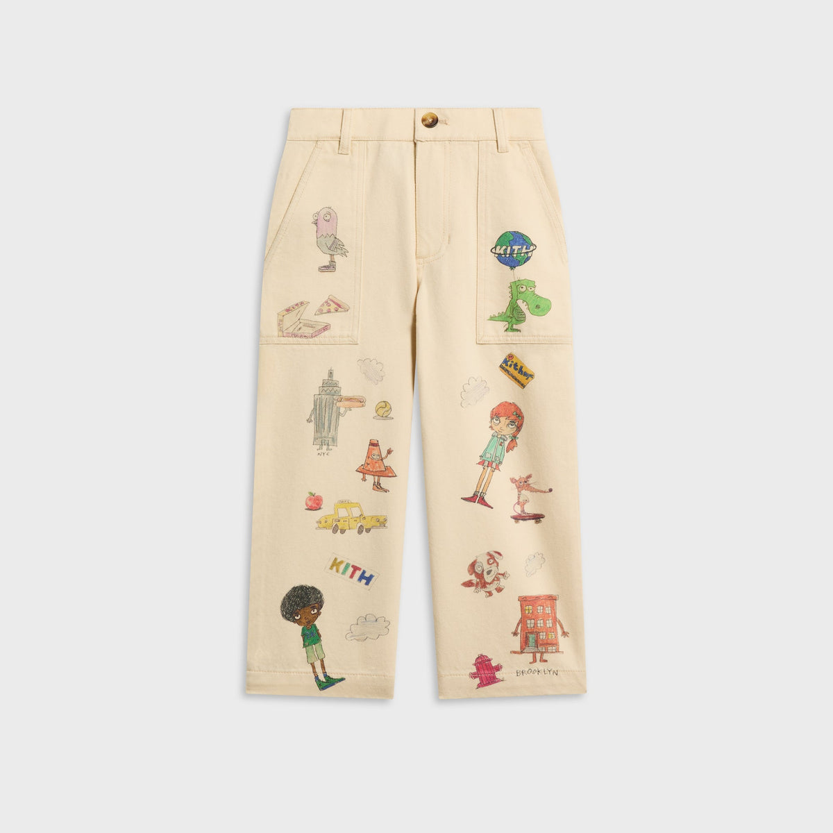 Kith Kids for Matthew Langille Printed Rye Pant - Durum