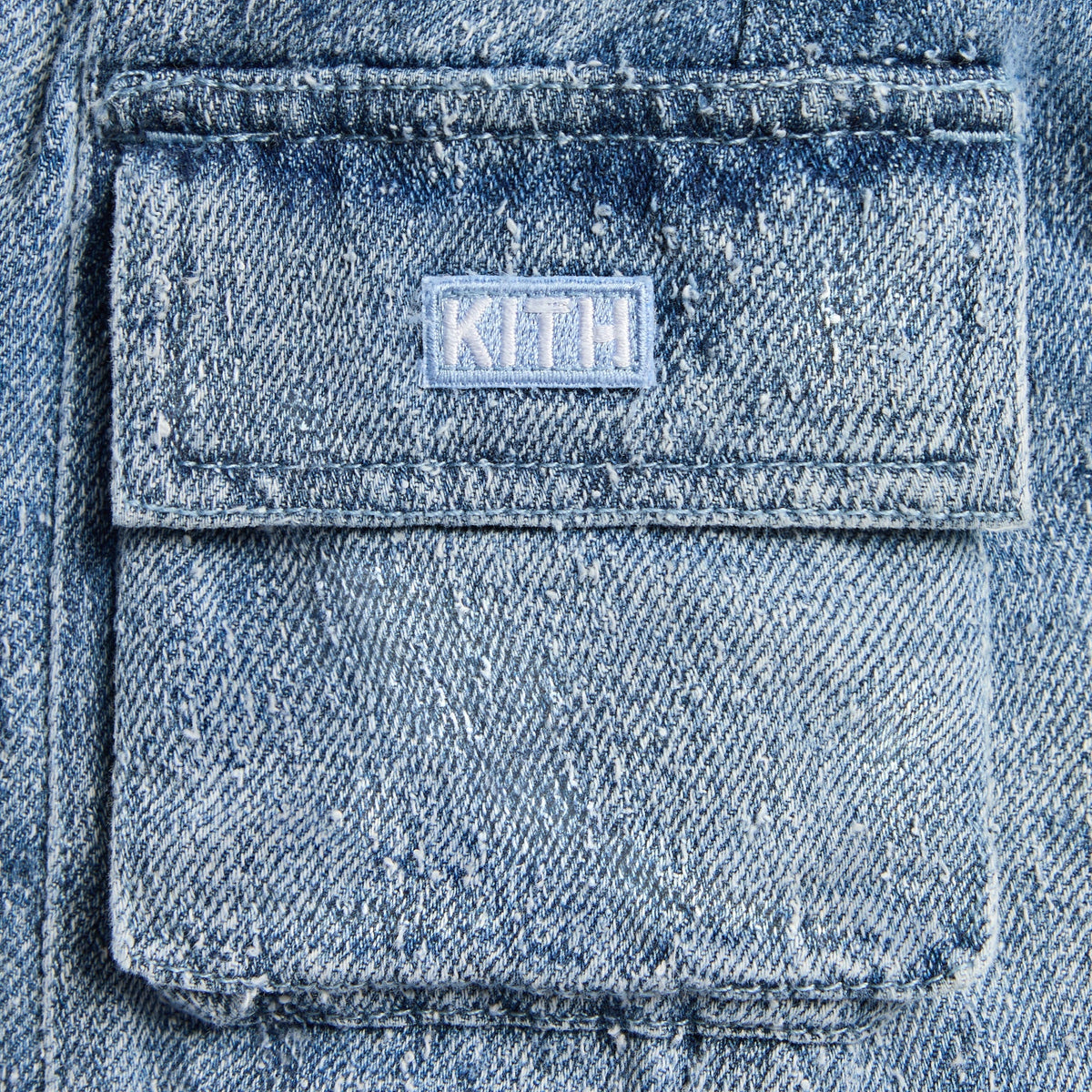 Kith Kids Textured Denim Zane Cargo Pant - Indigo - PH