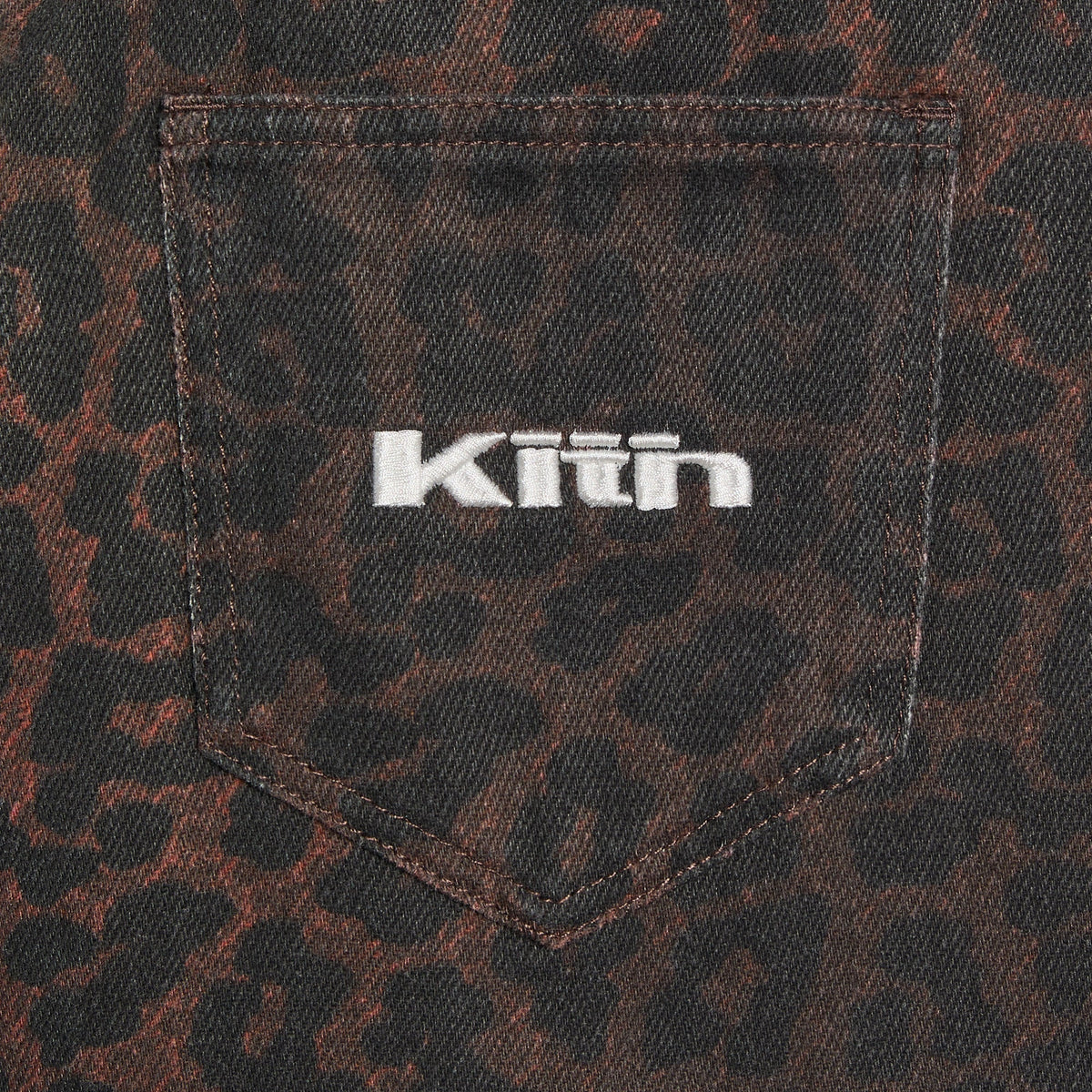 Kith Kids Leopard Heston Wide Leg Jean - Incognito - PH