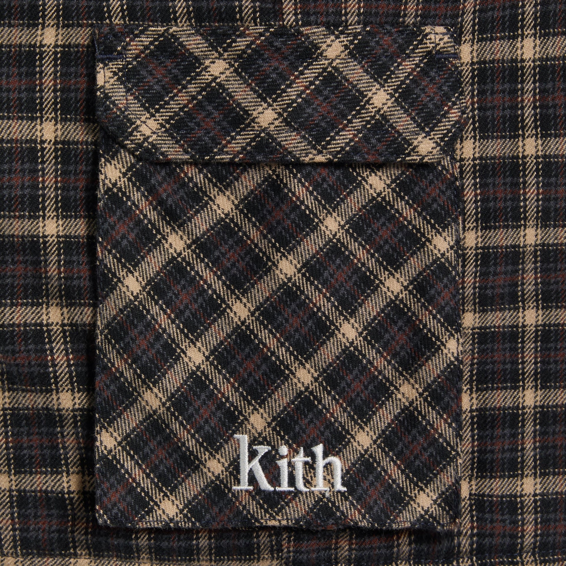 Kith Kids Micro Plaid Cole Short - Chest