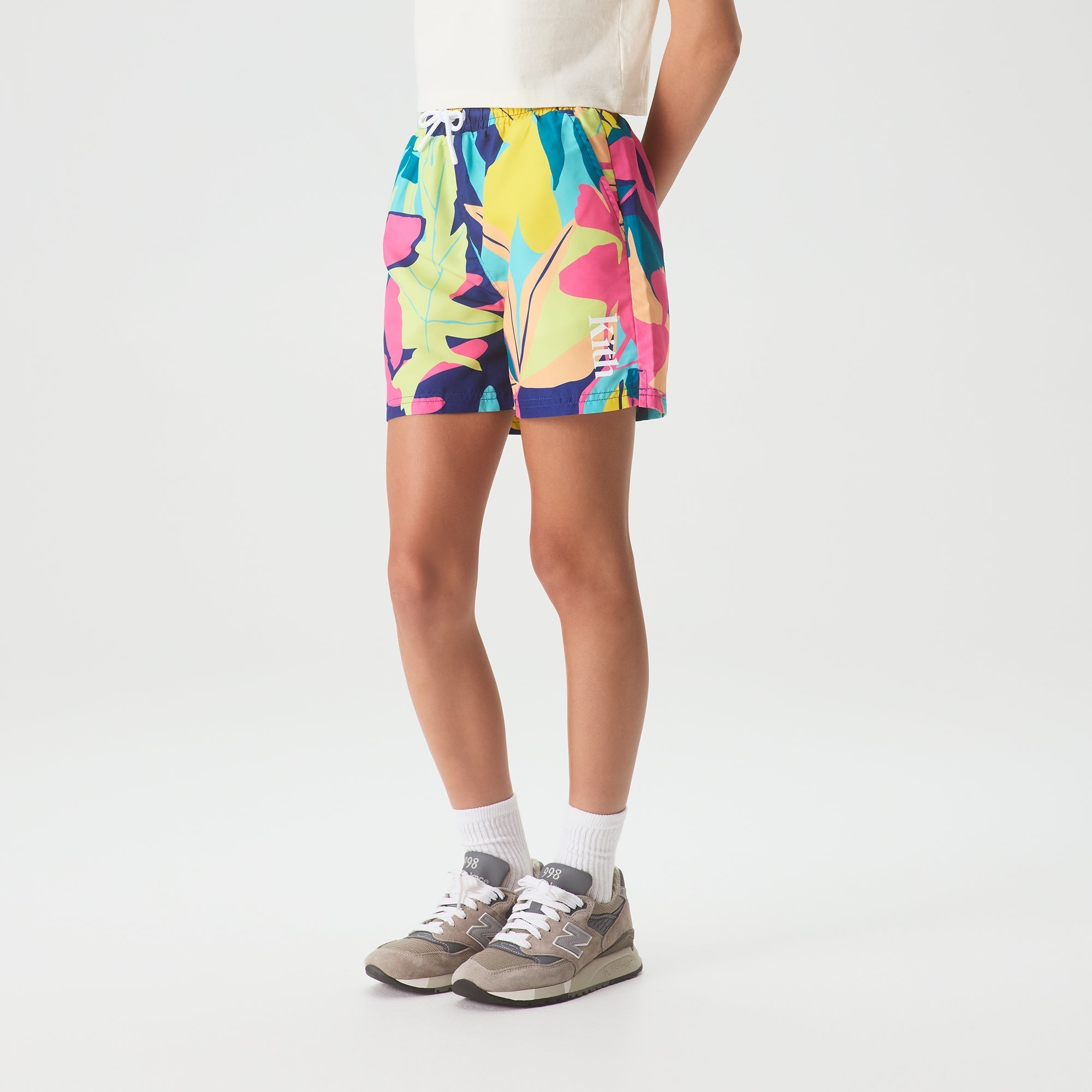 Kith Kids Abstract Tropical Kai Swim Trunk - Multi – Kith Europe