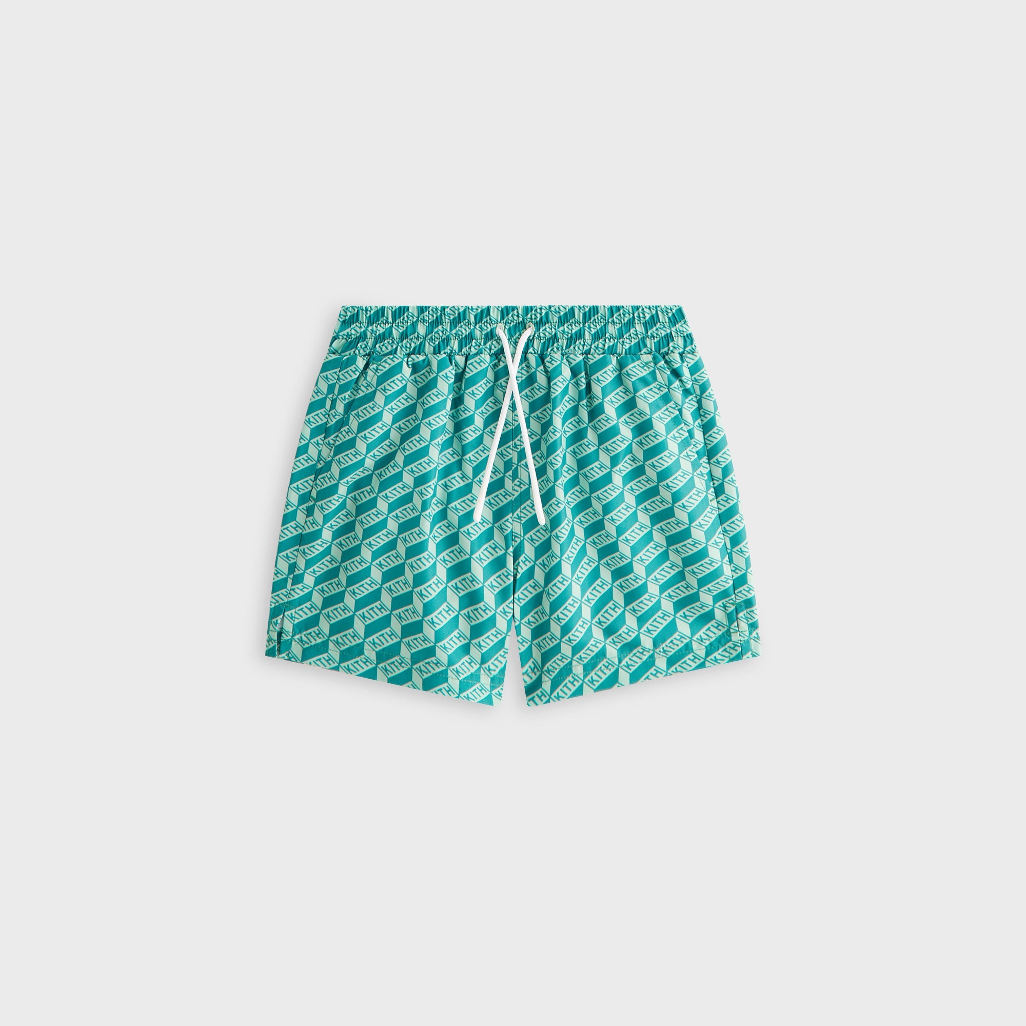Kith Kids Monogram Kai Swim Trunk - Sorrel – Kith Europe