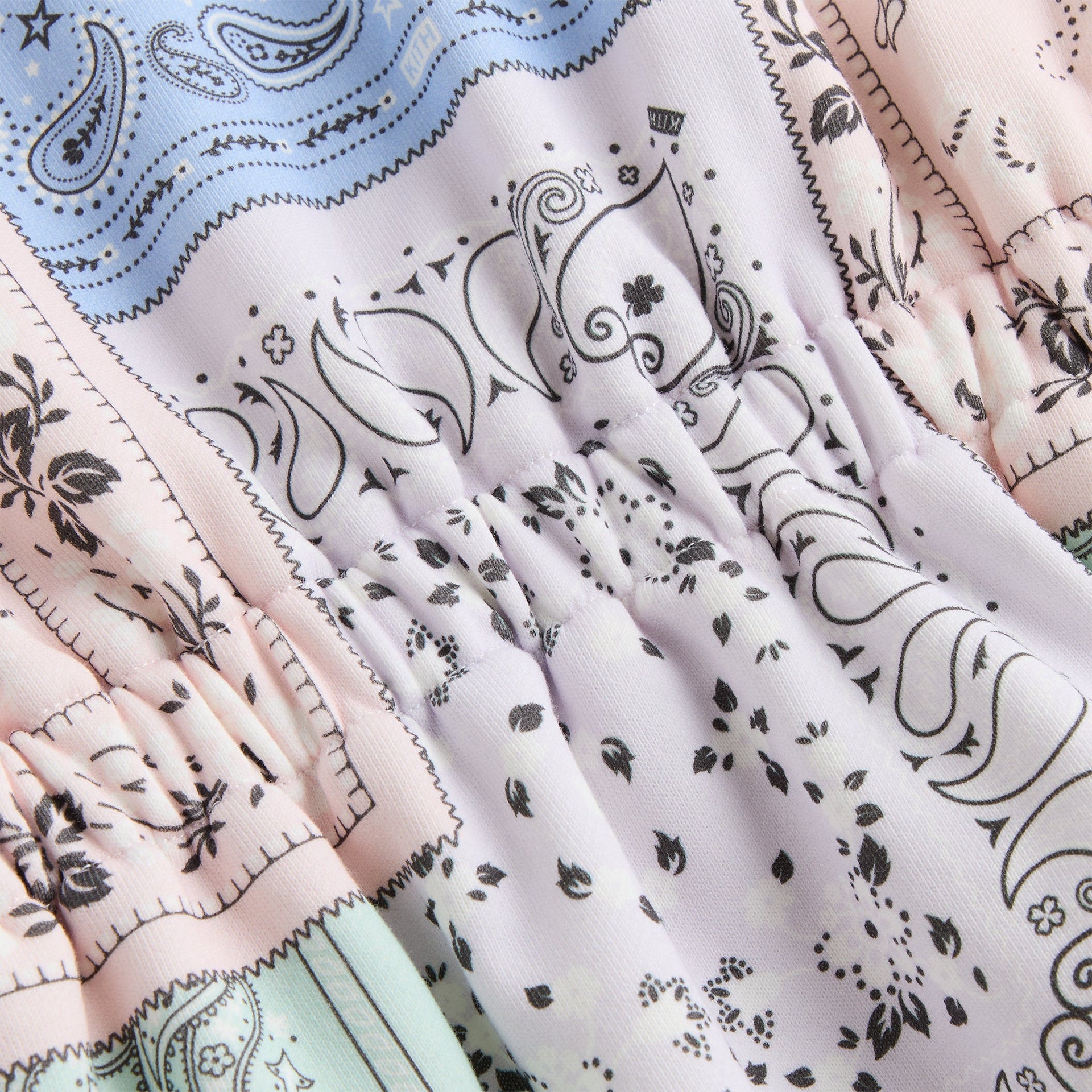 Kith Kids Deconstructed Bandana Nelson Quarter Zip Dress - Perennial