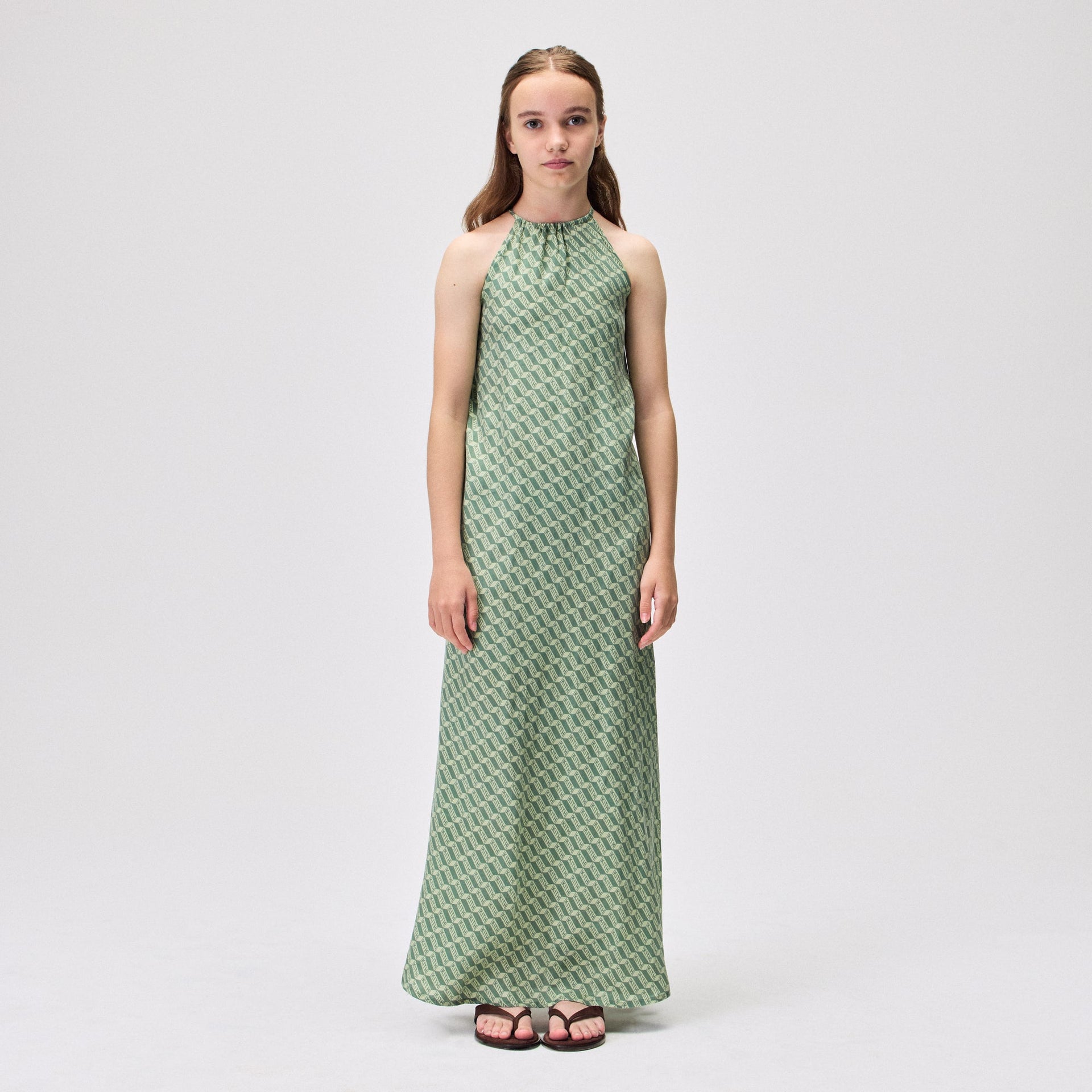 Kith Kids Monogram Maxi Dress - Sage