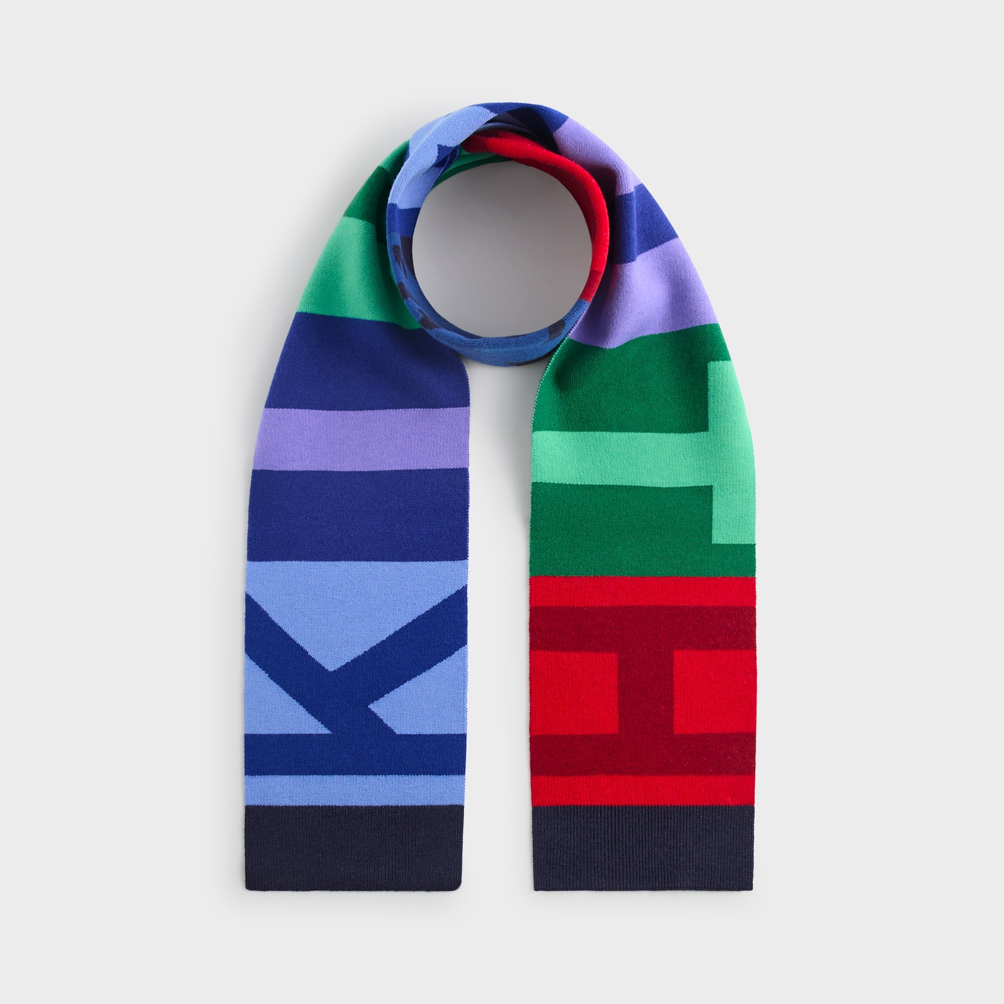 Kith Kids Jacquard Logo Scarf - Nocturnal – Kith Europe
