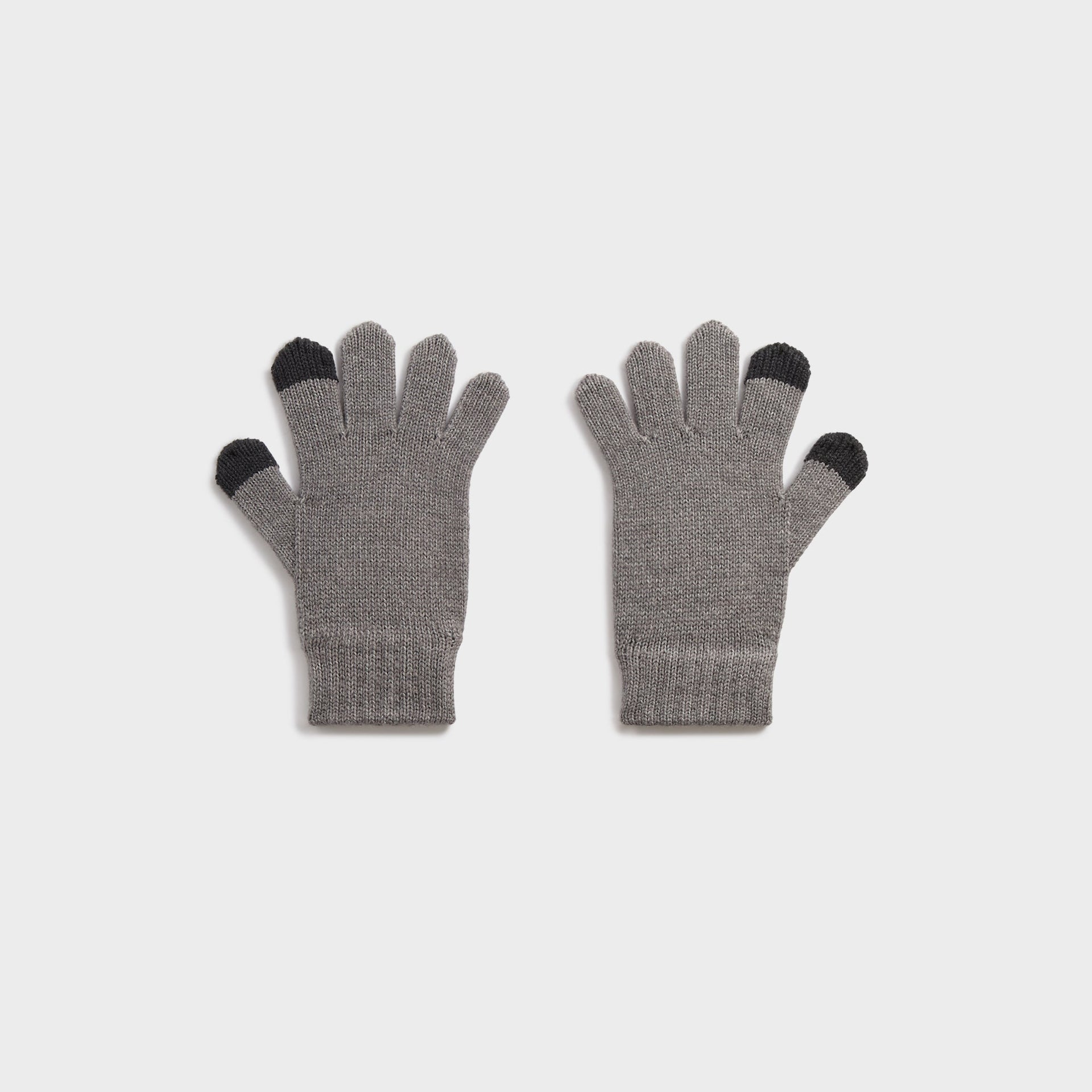 Kith Kids Jacquard Apple Gloves - Light Heather Grey