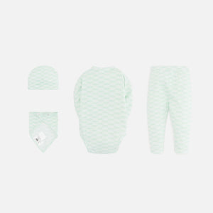 Kith Baby Monogram Gift Set - Dusty Aqua