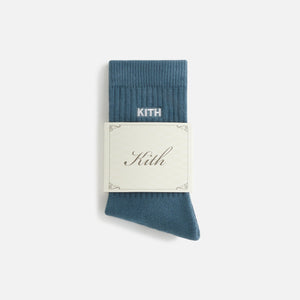 Kith Kids Palette Classic Crew Socks - Anchor