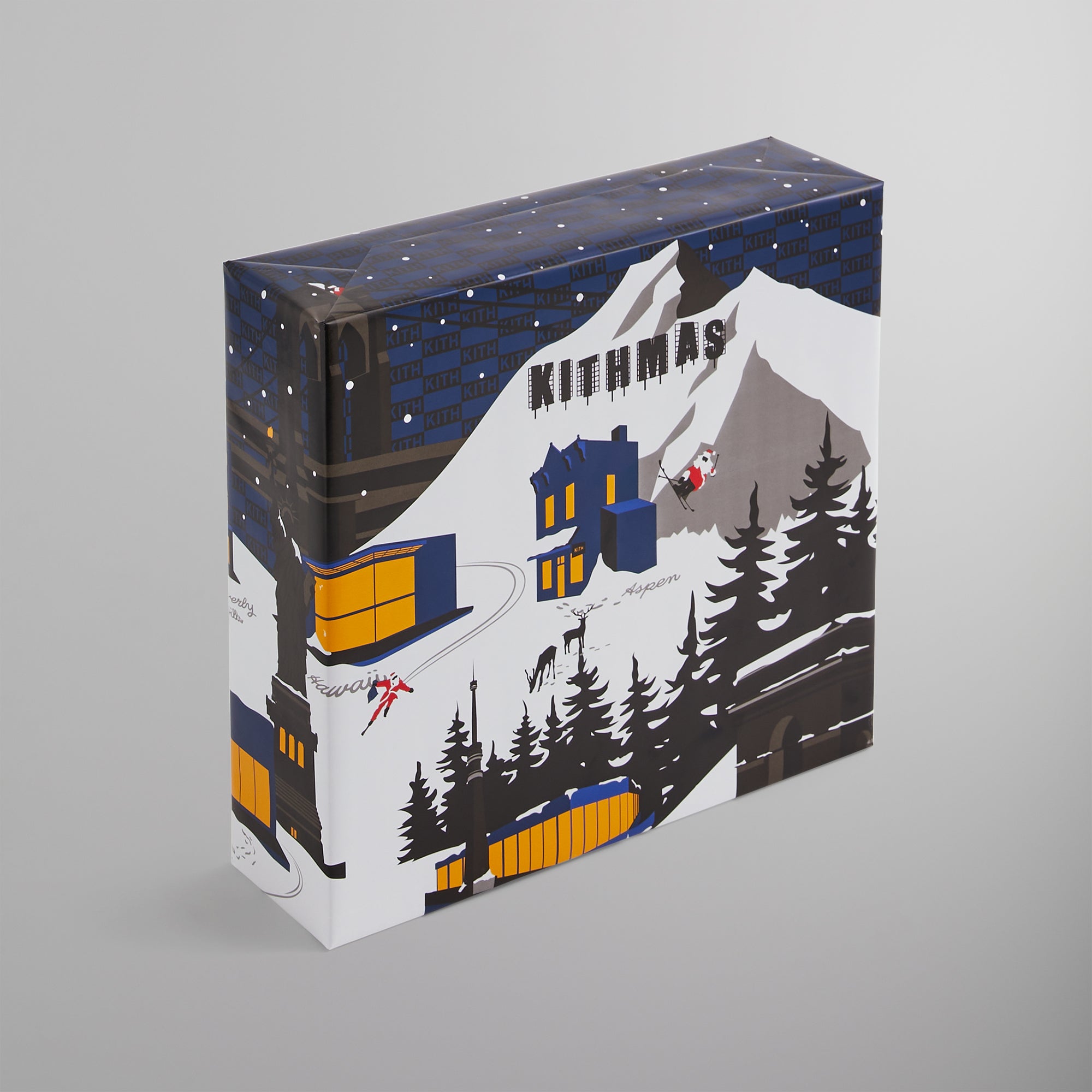 Kithmas Village Wrapping Paper - Nocturnal – Kith Europe