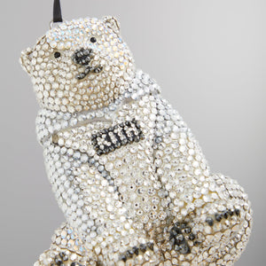 Kithmas Polar Bear with Swarovski® Crystals - Crystal Shimmer / Jet Hematite