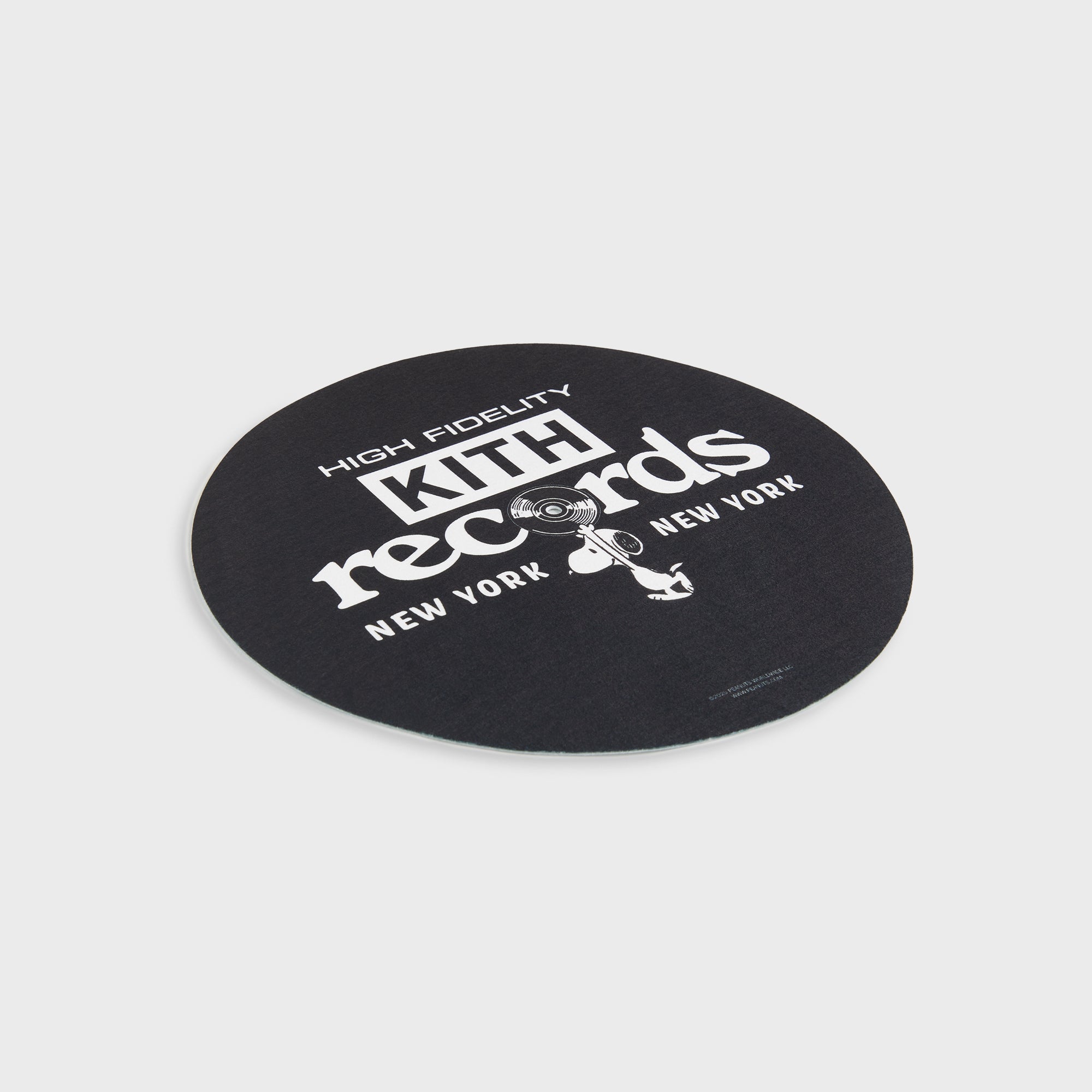 Kith for Peanuts Kith Records Slip Mat - Black – Kith Europe