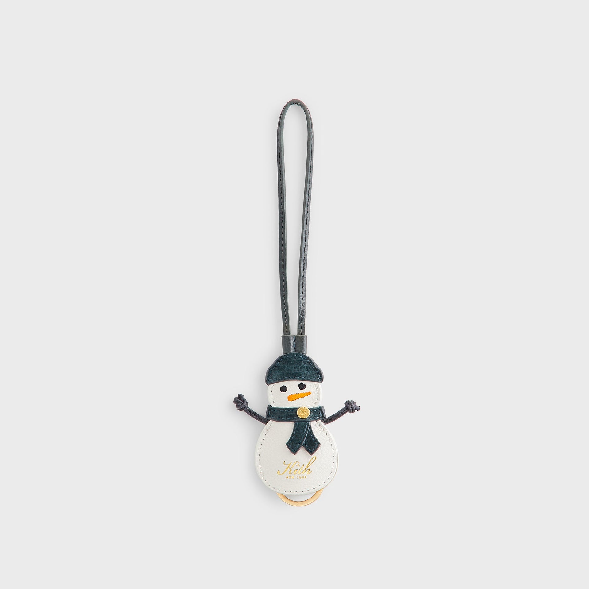 Kithmas Monogram Leather Snowman Bag Charm - Stadium