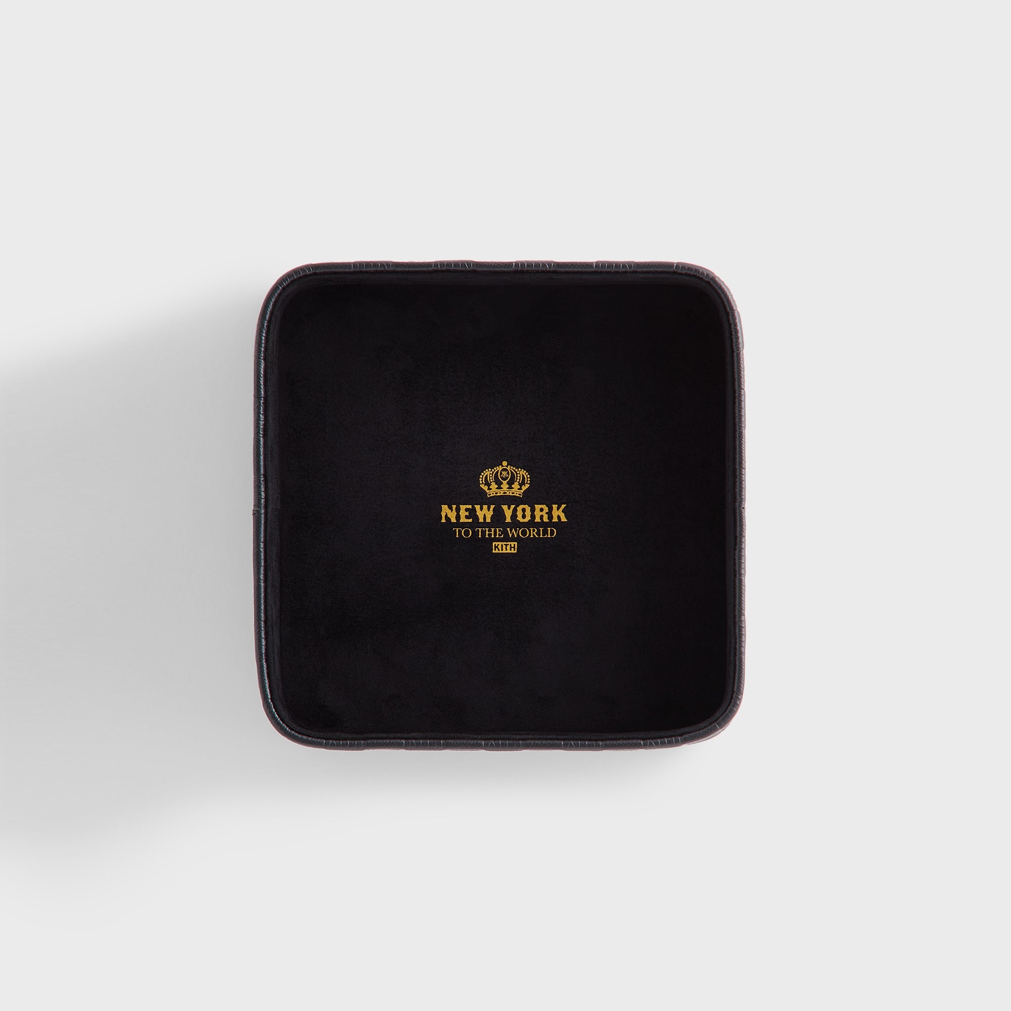 Kith Monogram Leather Catchall Tray - Black – Kith Europe