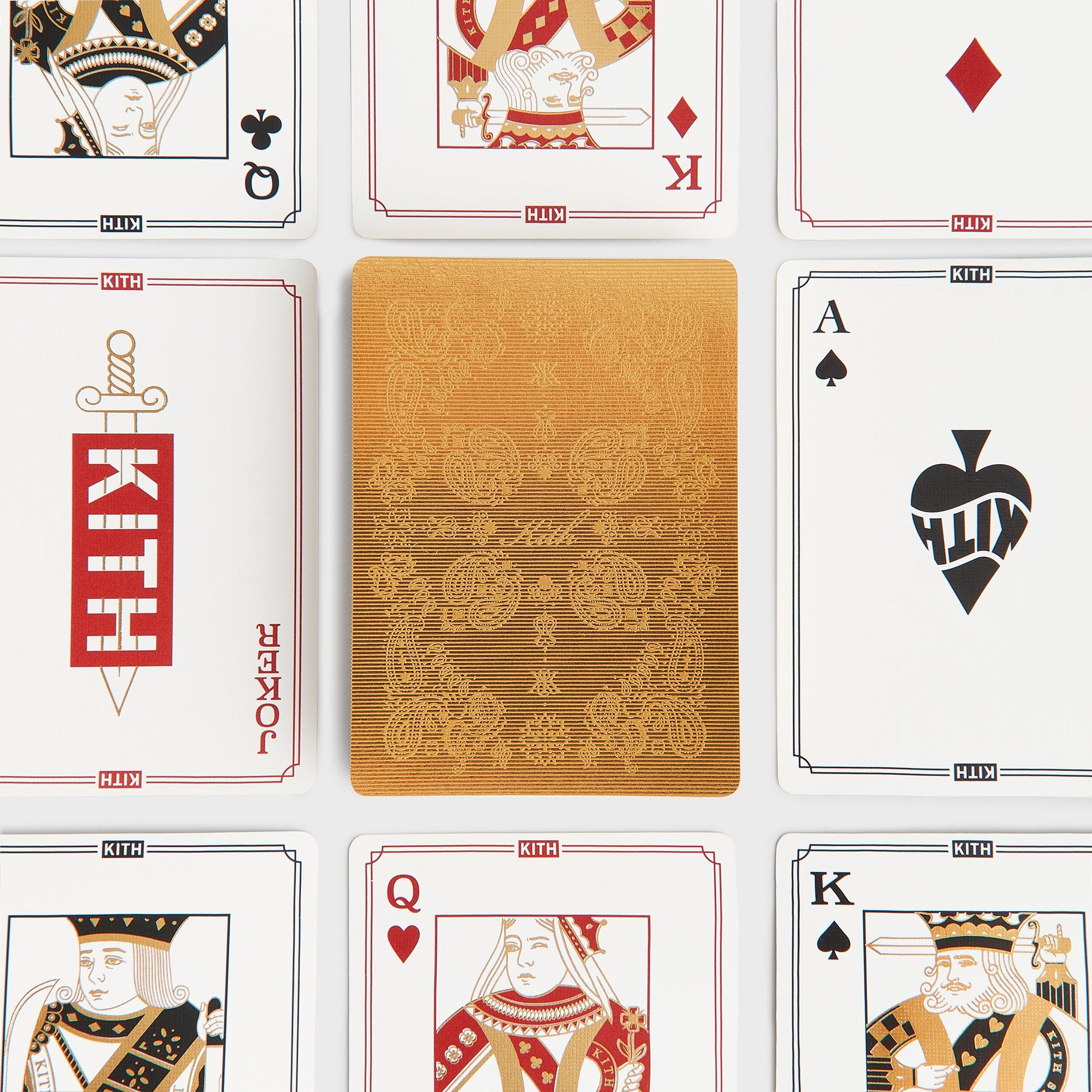 Kith Treats Paisley Poker Cards - Multi