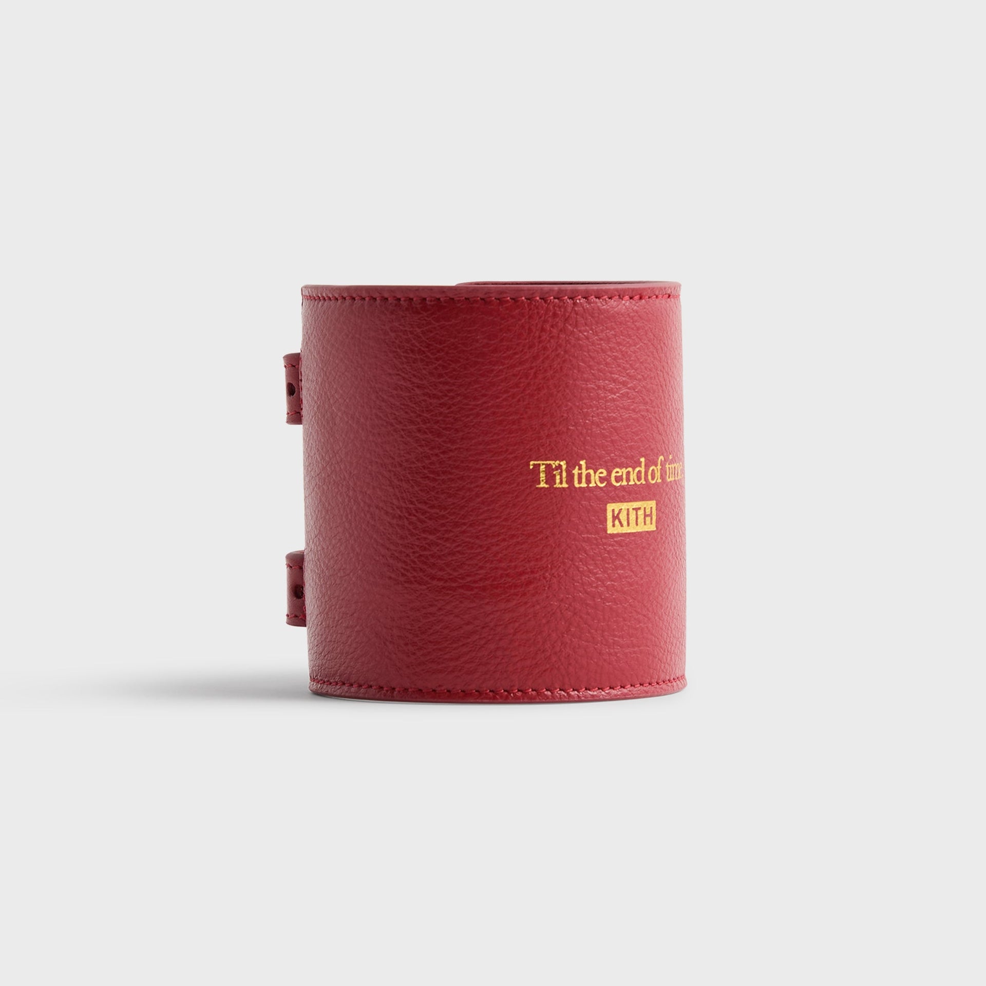 Kith Monogram Saffiano Leather Adjustable Candle Holder - Fame