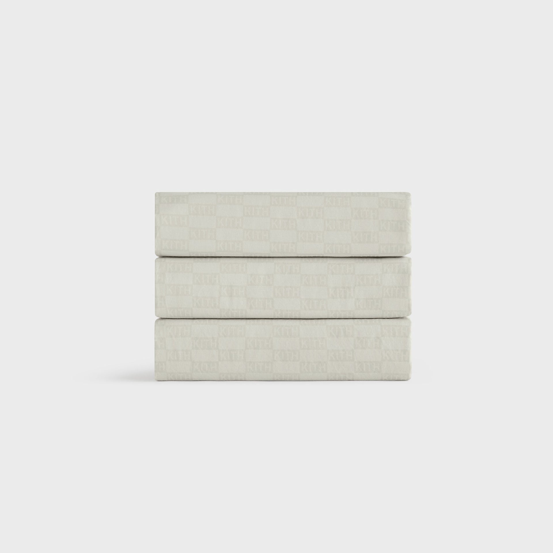 Kithmas Monogram King Size Bedding Set - Concrete