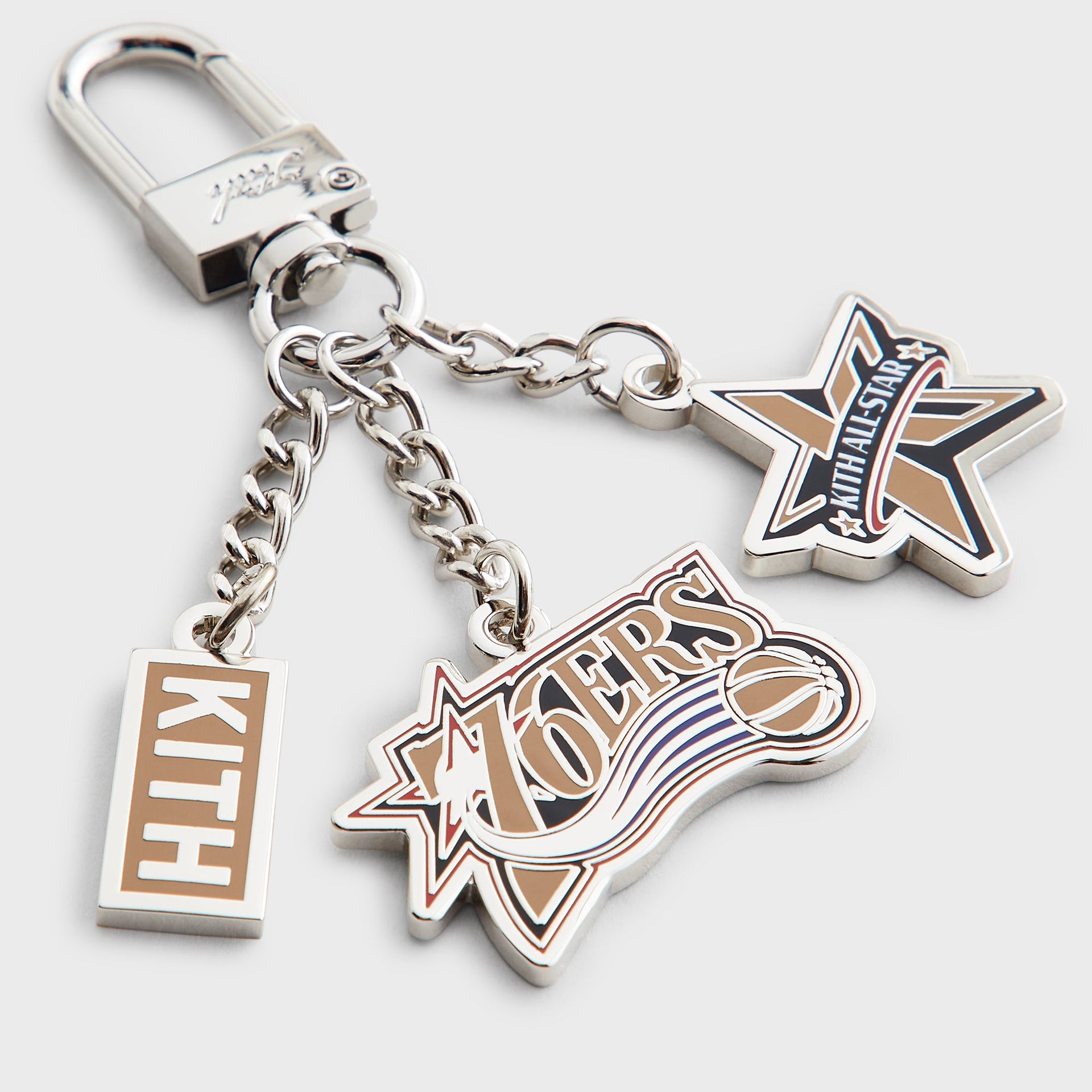 Kith for NBA All-Star Philadelphia 76ers Keychain - Silver