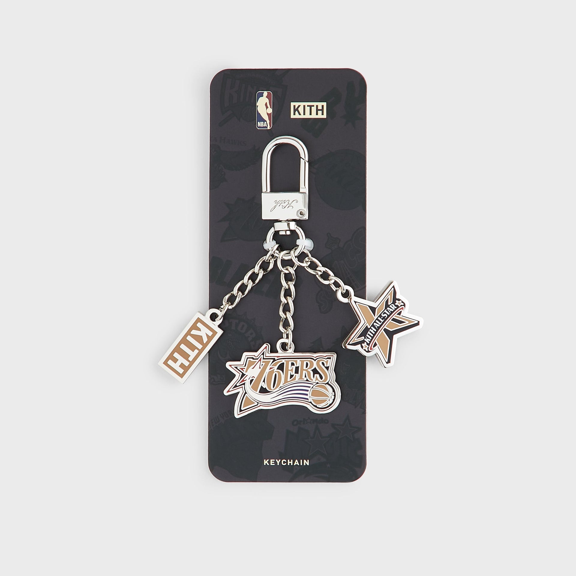 Kith for NBA All-Star Philadelphia 76ers Keychain - Silver