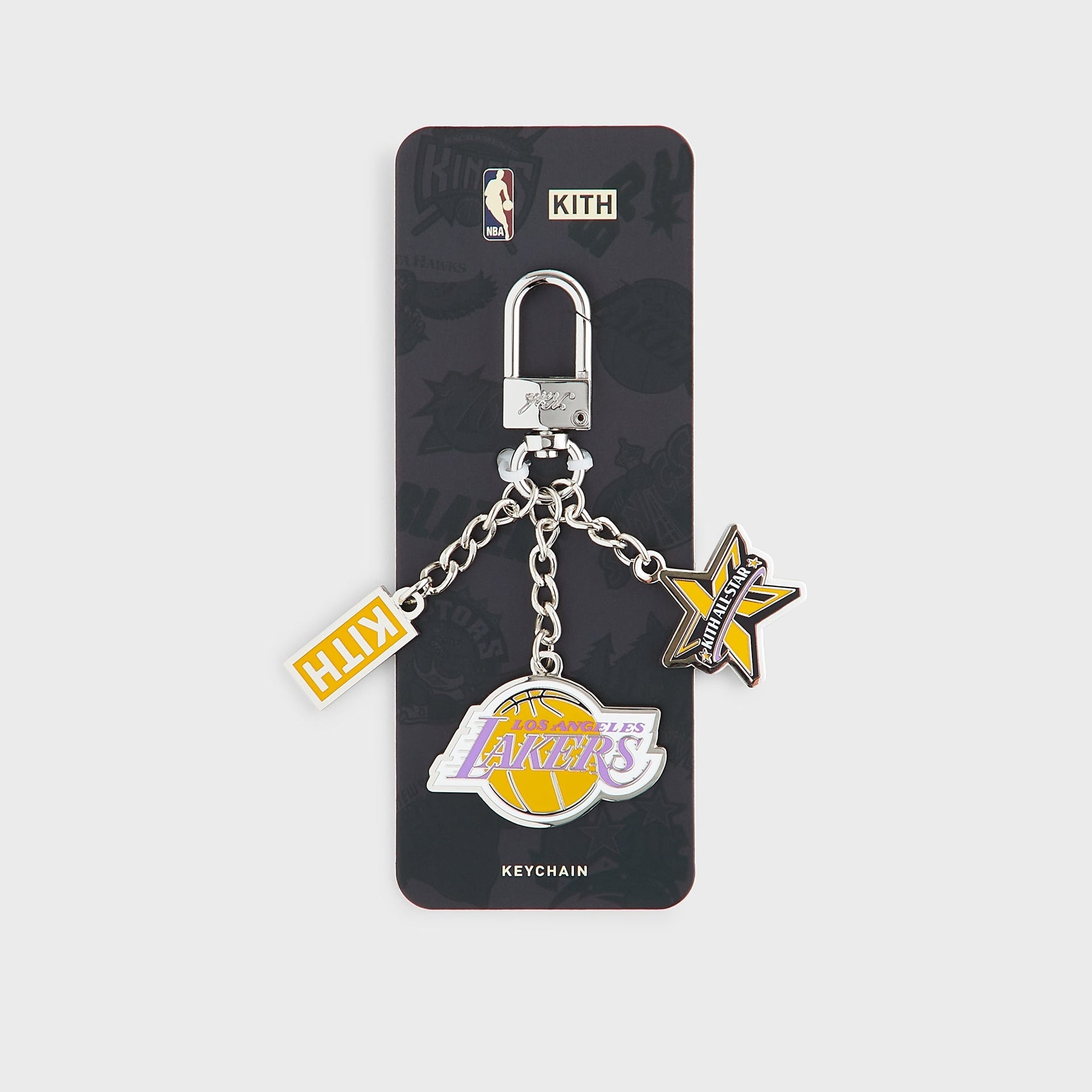 Kith for NBA All-Star Los Angeles Lakers Keychain - Silver - PH