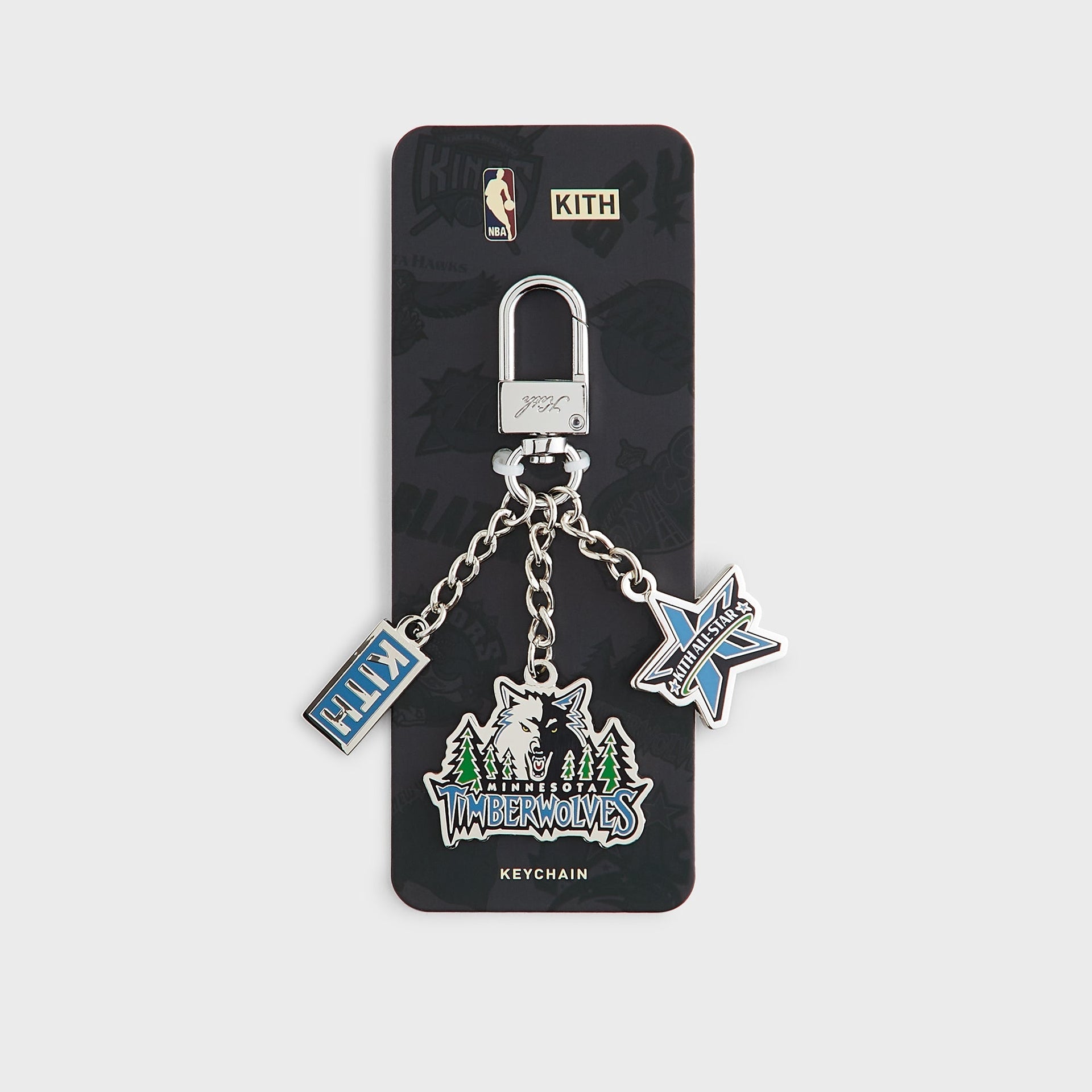 Kith for NBA All-Star Minnesota Timberwolves Keychain - Silver - PH