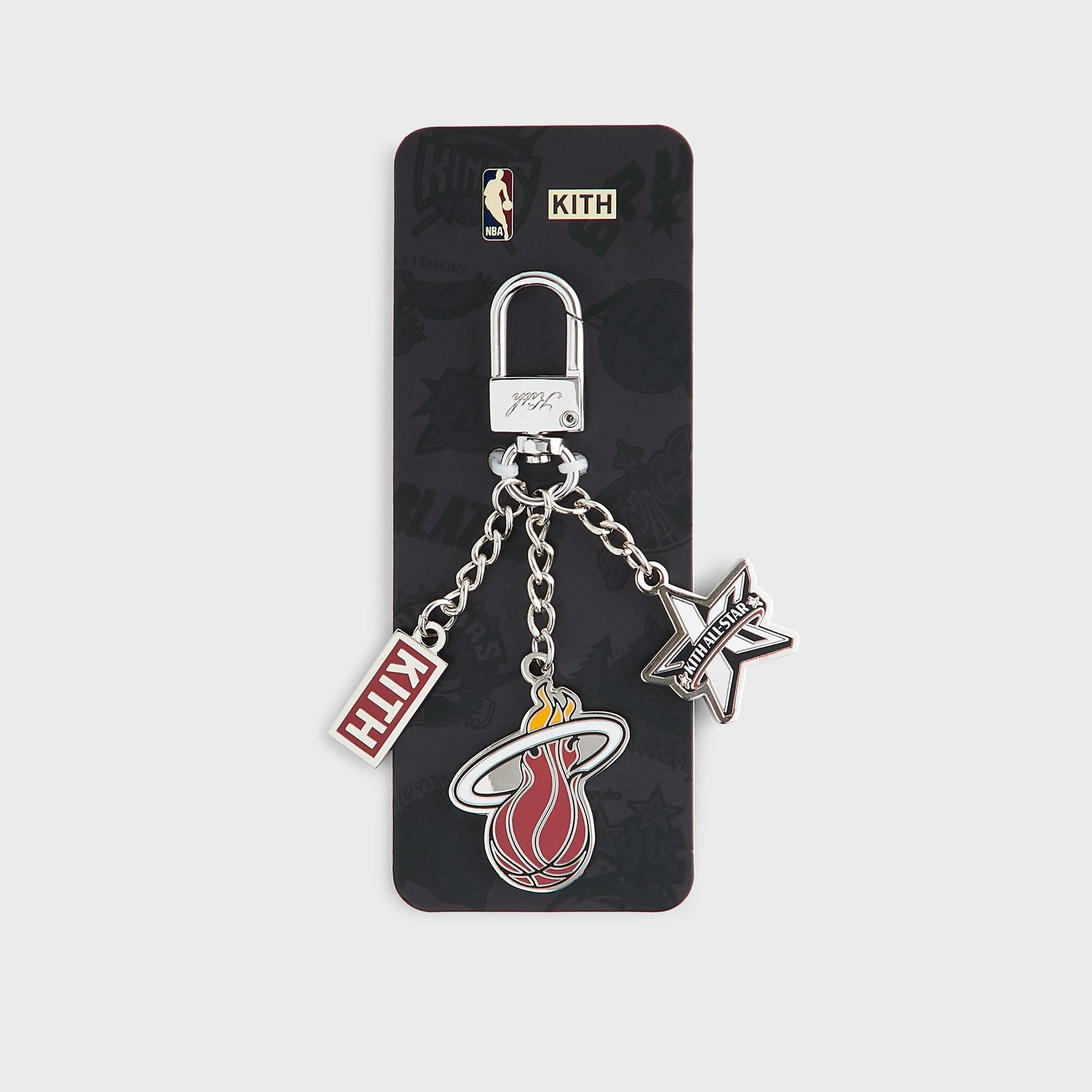 Kith for NBA All-Star Miami Heat Keychain - Silver