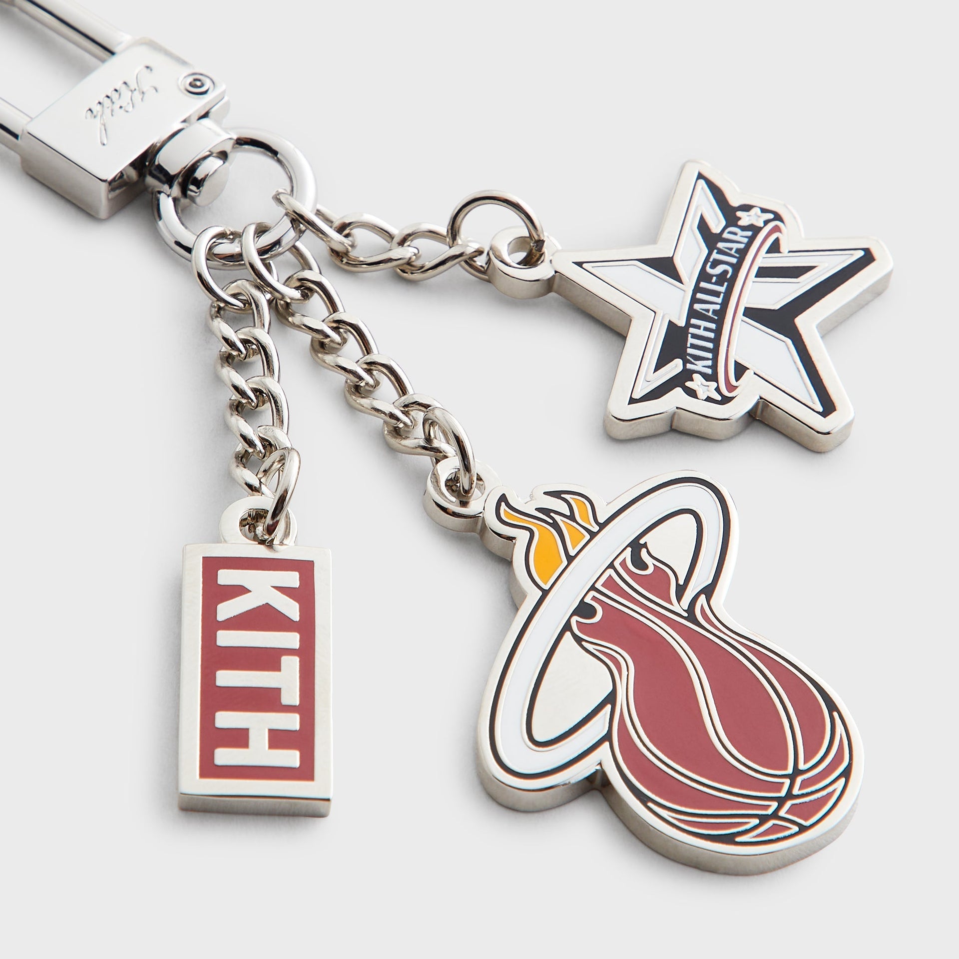 Kith for NBA All-Star Miami Heat Keychain - Silver - PH