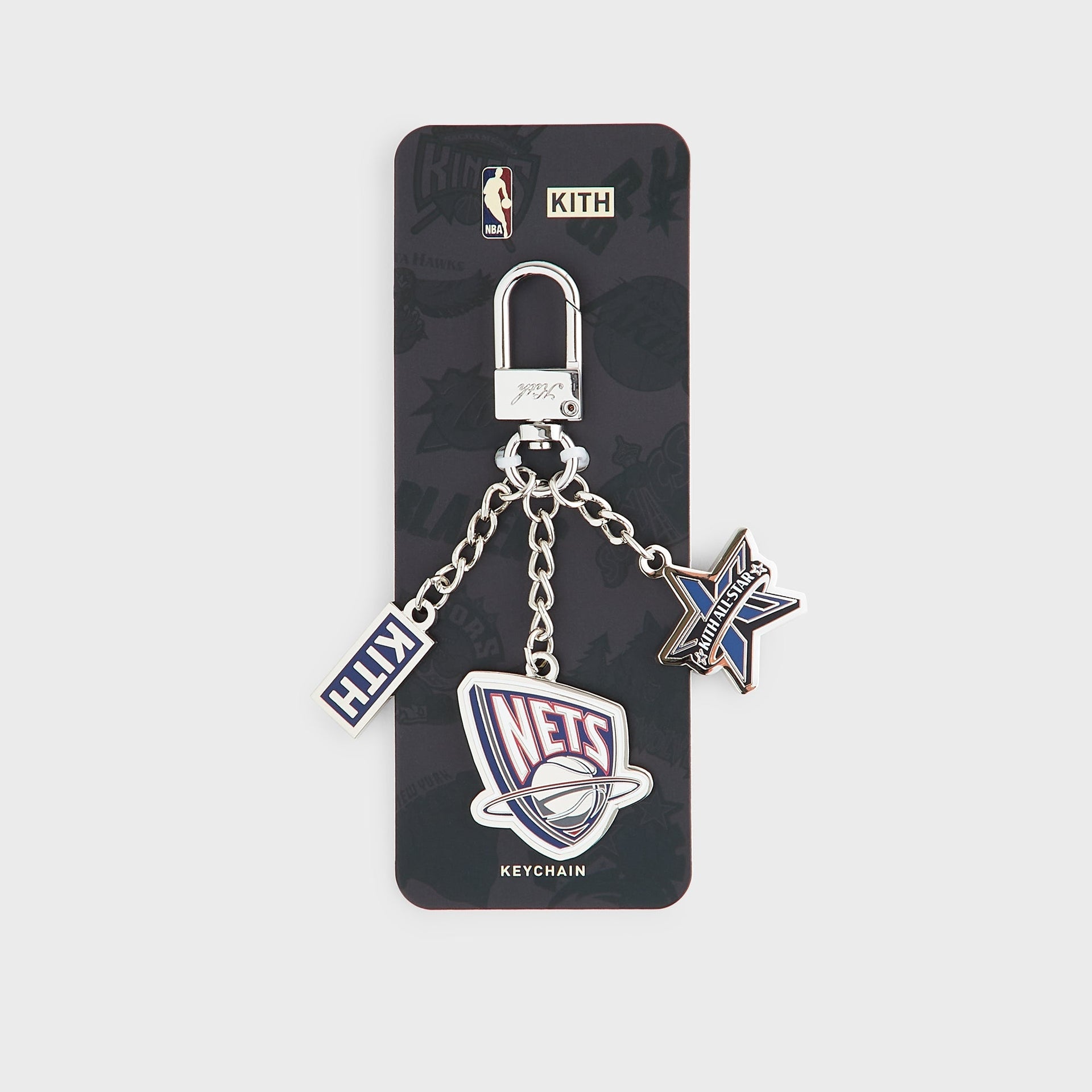 Kith for NBA All-Star New Jersey Nets Keychain - Silver - PH