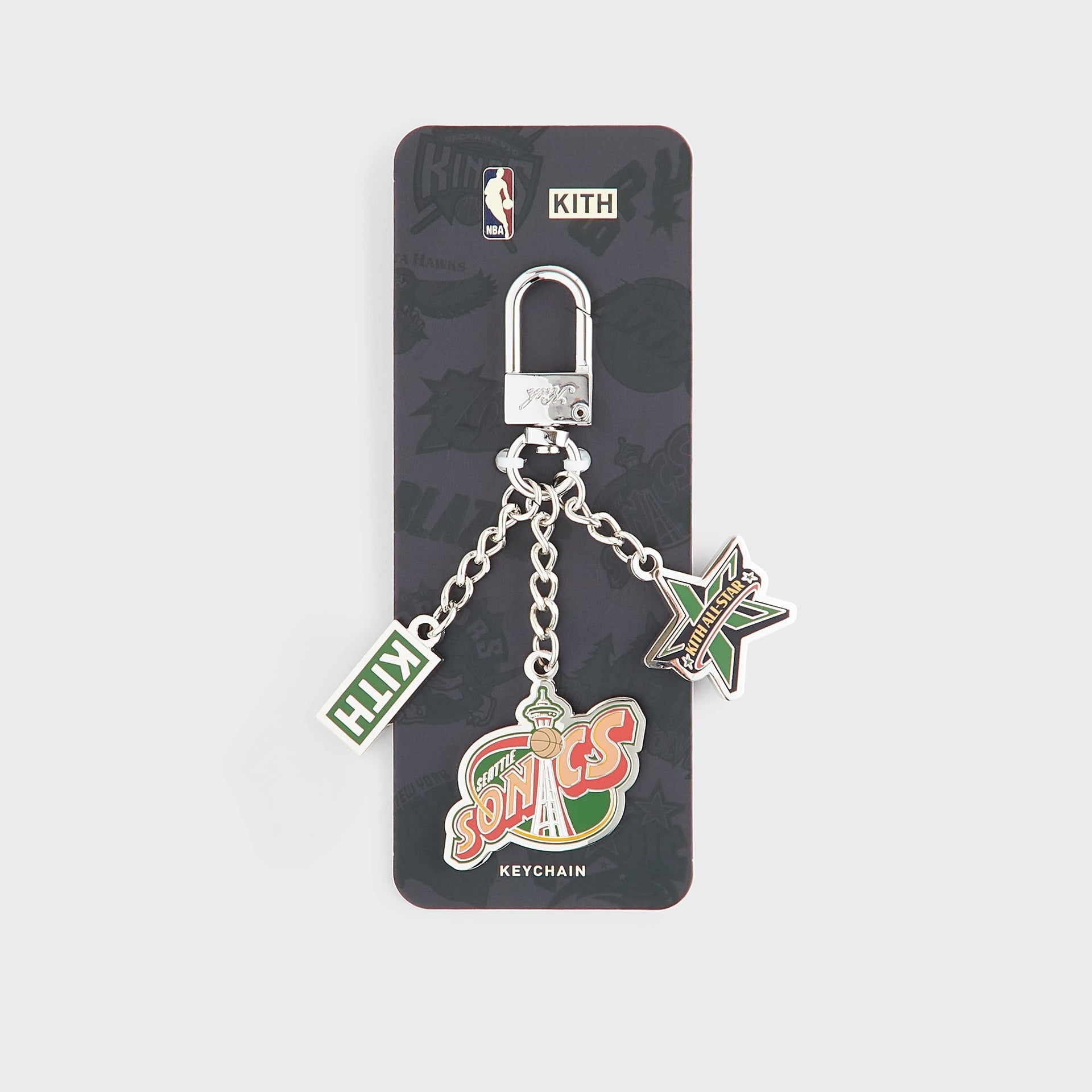 Kith for NBA All-Star Seattle SuperSonics Keychain - Silver - PH