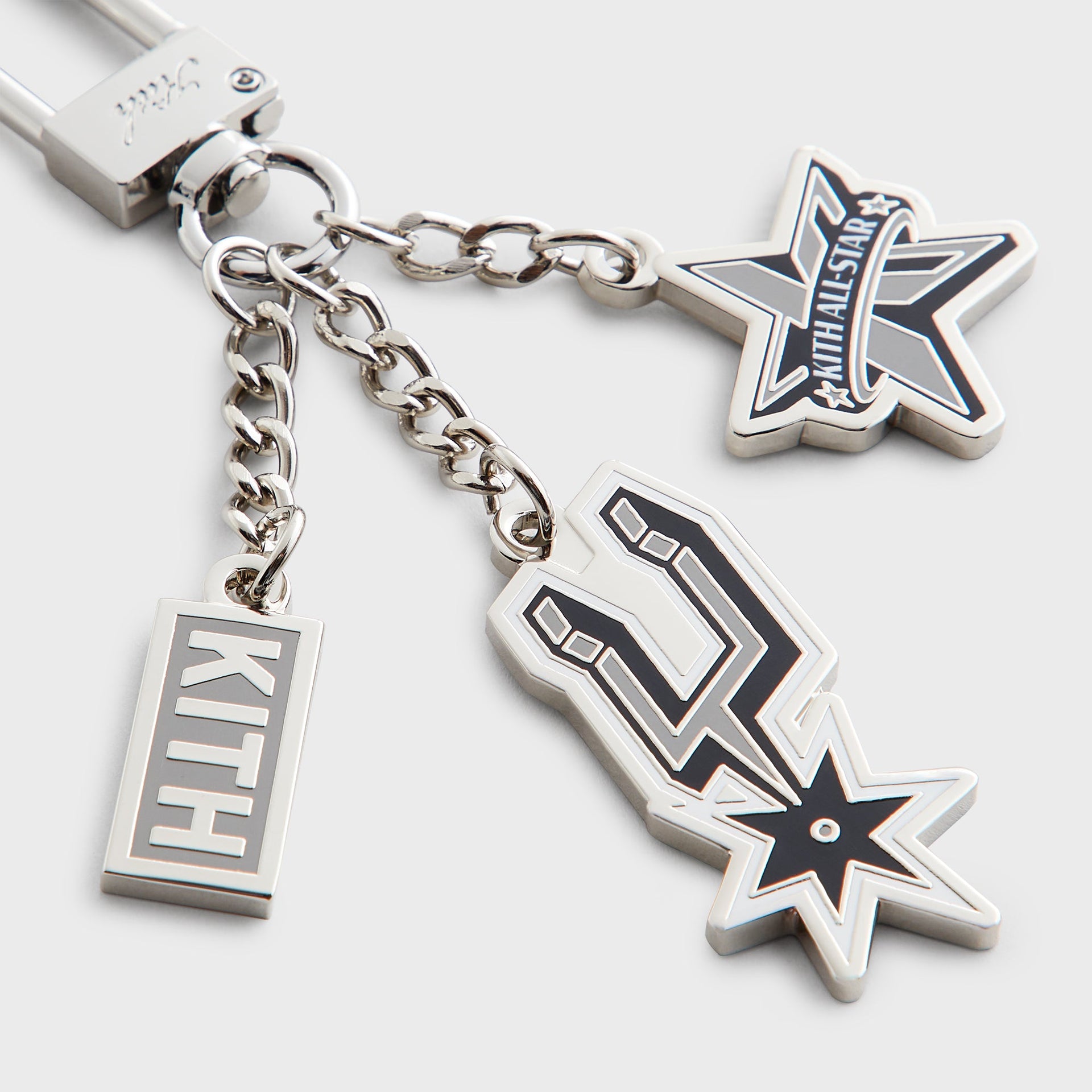 Kith for NBA All-Star San Antonio Spurs Keychain - Silver