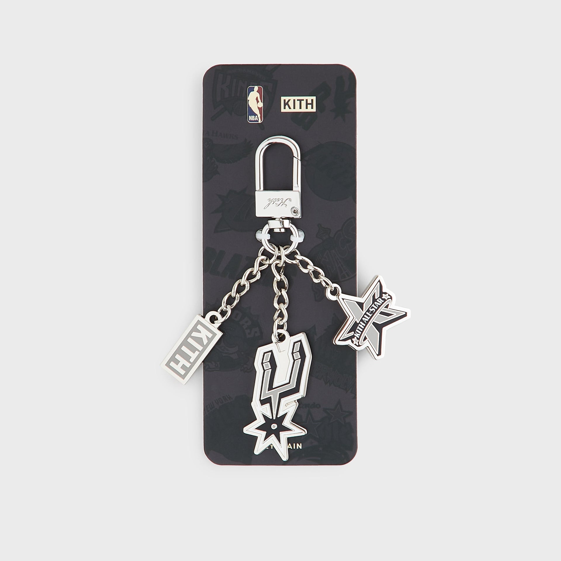 Kith for NBA All-Star San Antonio Spurs Keychain - Silver