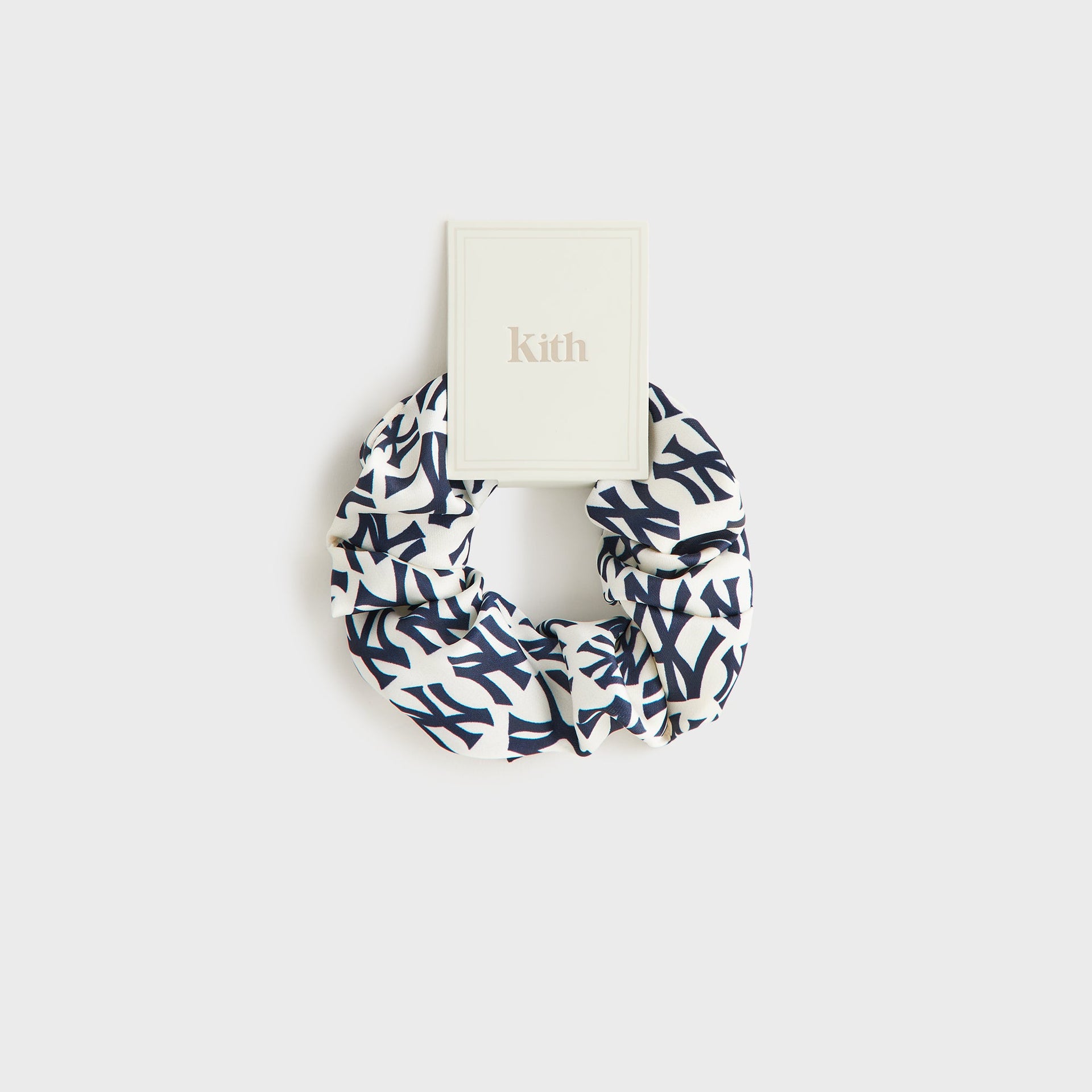 Kith Kids for the New York Yankees All-Over Printed Scrunchie - Silk