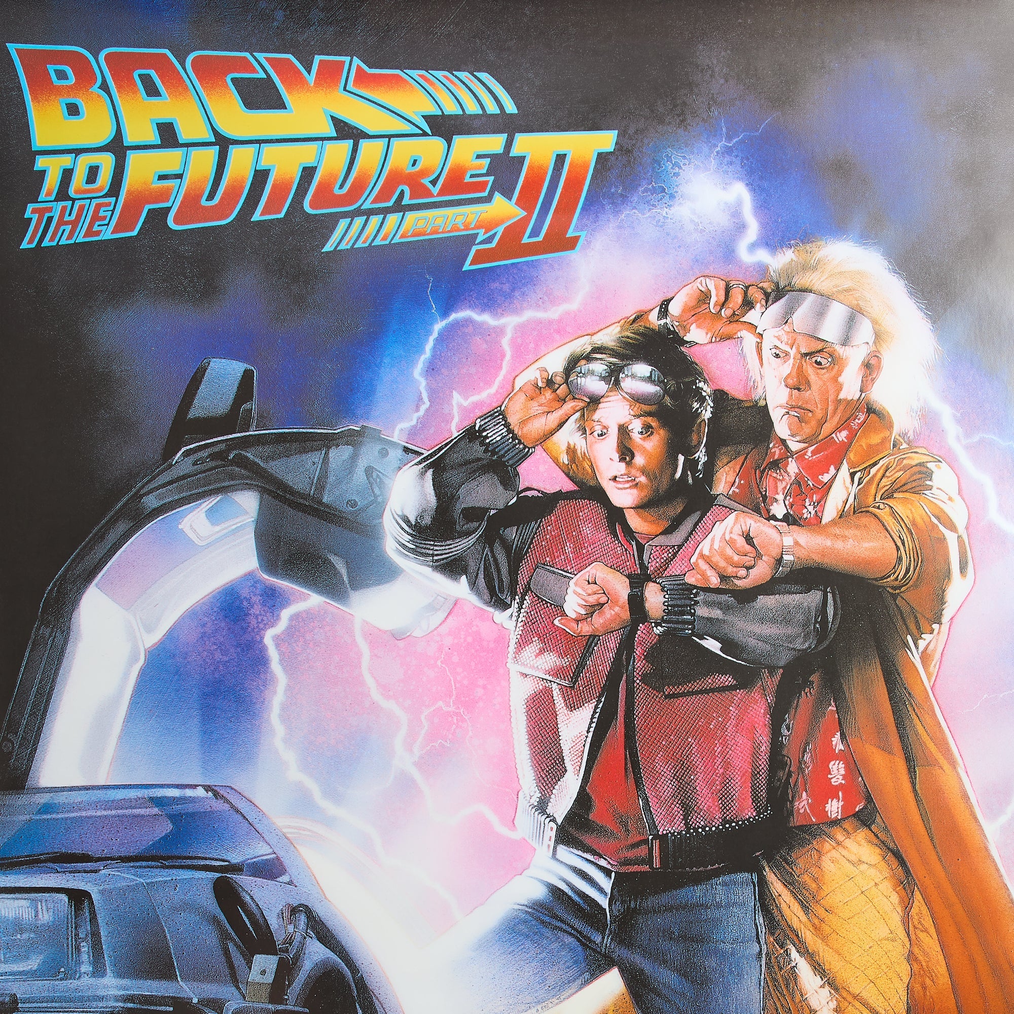 KITH Back to the Future Part II ポスター Kith for Back to the Future II Movie Poster - Multi – Kith Europe