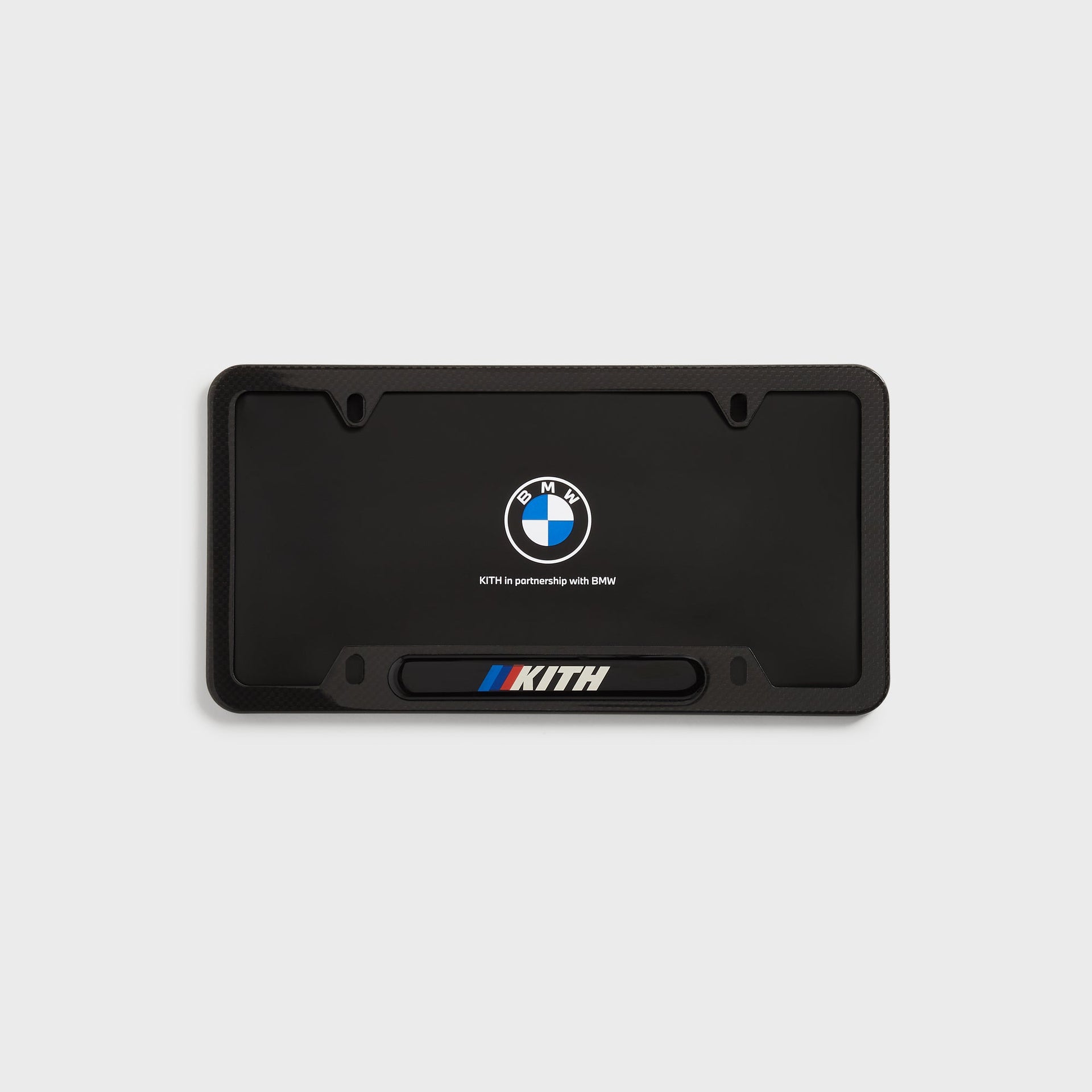 Kith for BMW Carbon Fiber Car Plate - Black
