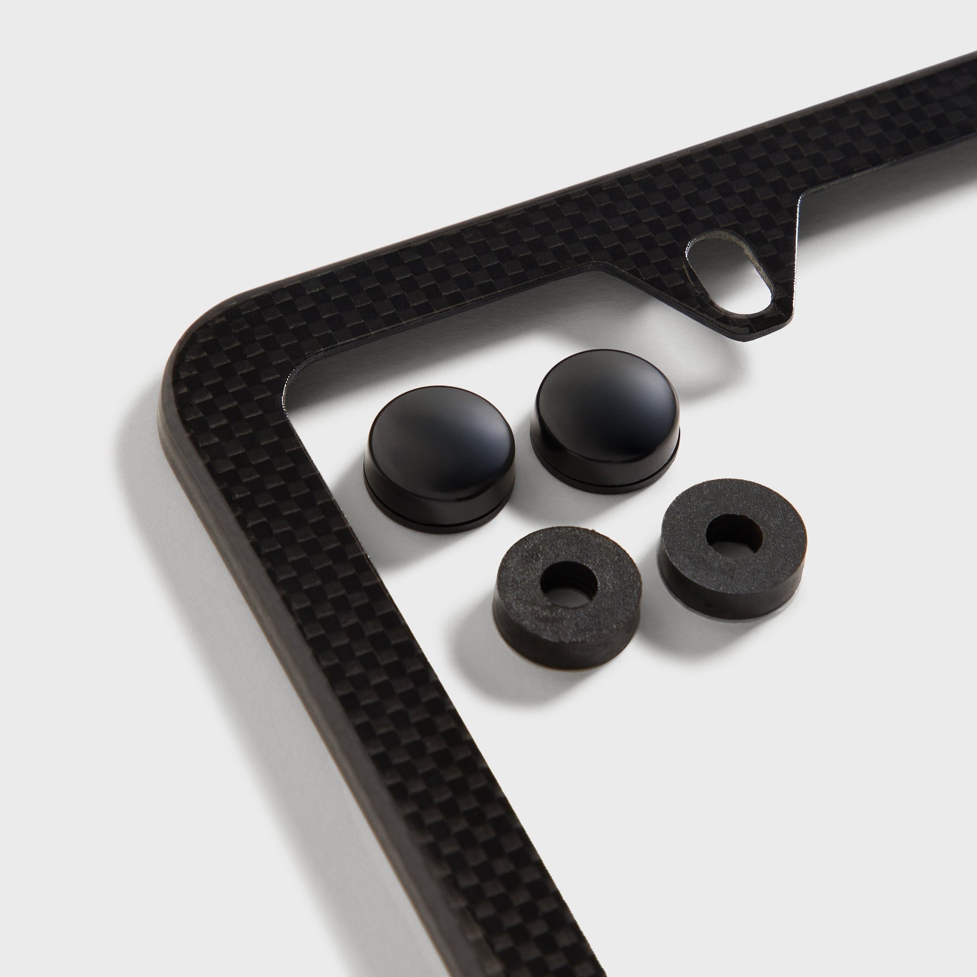 Kith for BMW Carbon Fiber Car Plate - Black