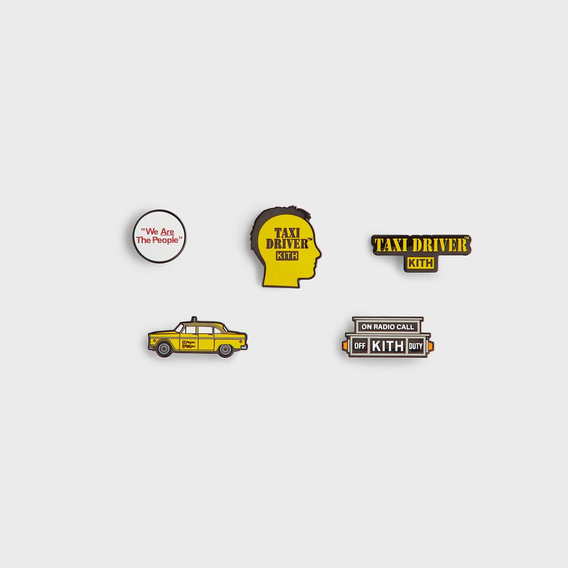 Kith for Taxi Driver Set of 5 Pin Set - Multi