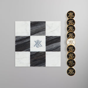 Kithmas Marble Tic Tac Toe - White