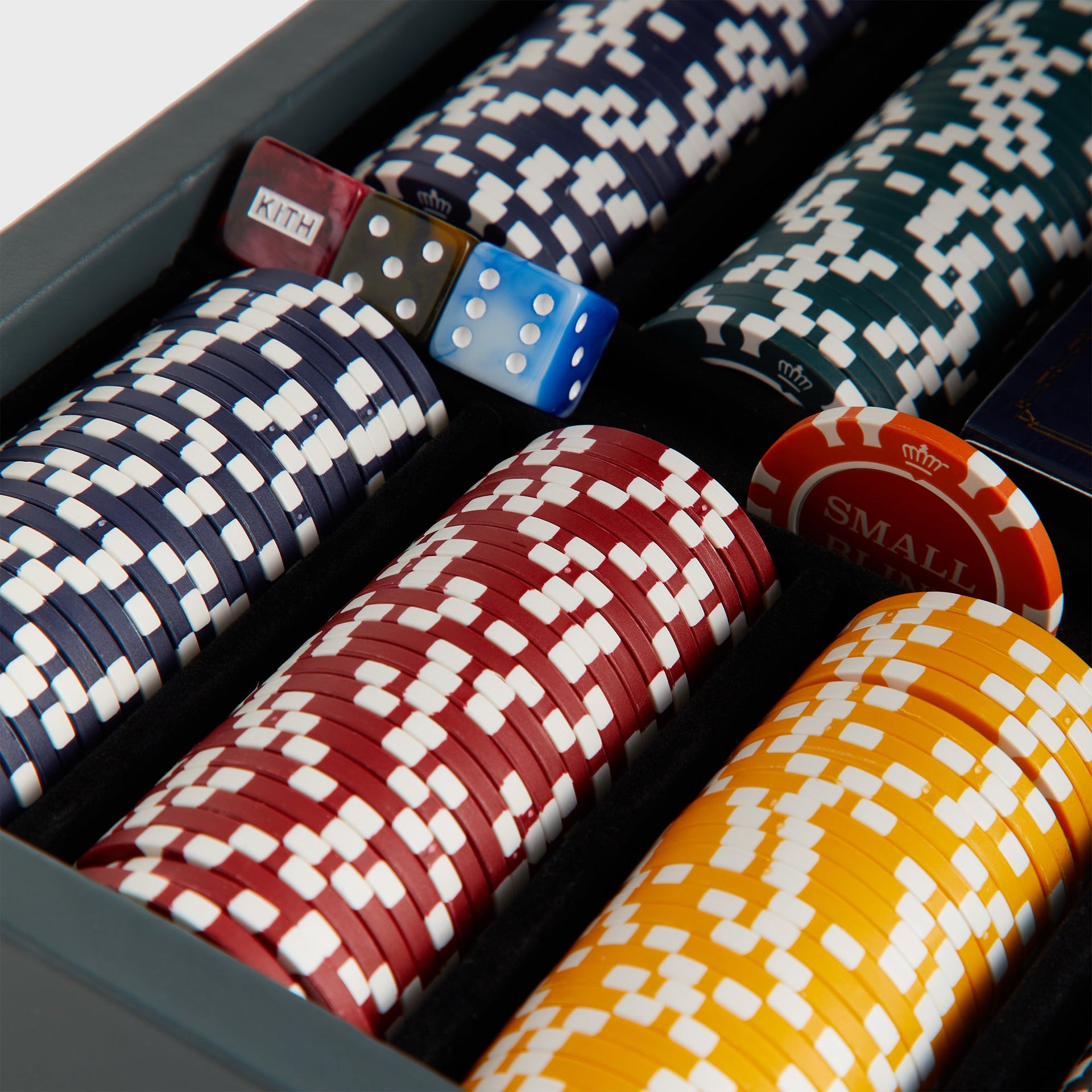 Kith Monogram Jacquard Poker Set in Machine