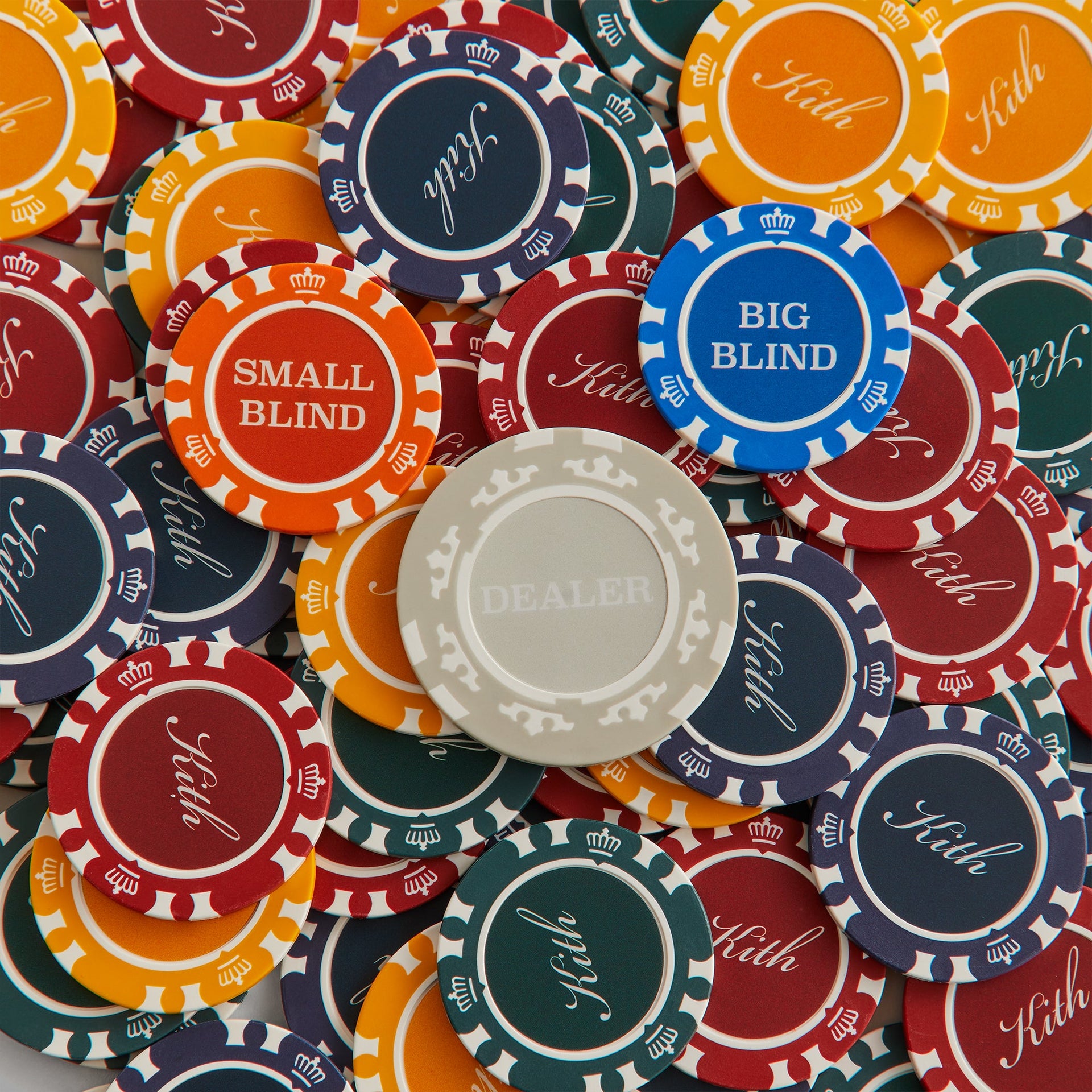 Kith Monogram Jacquard Poker Set in Machine