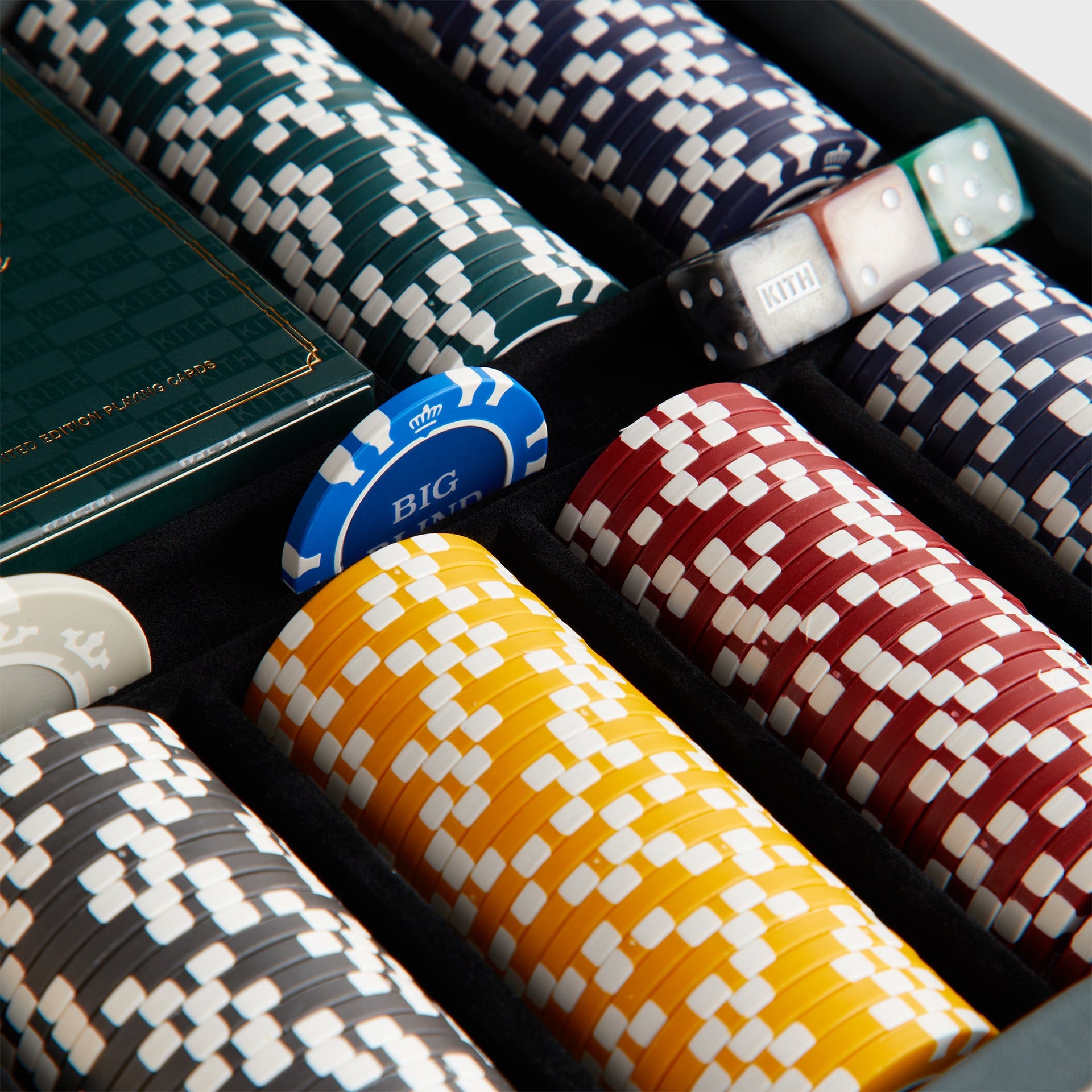 Kith Monogram Jacquard Poker Set in Machine