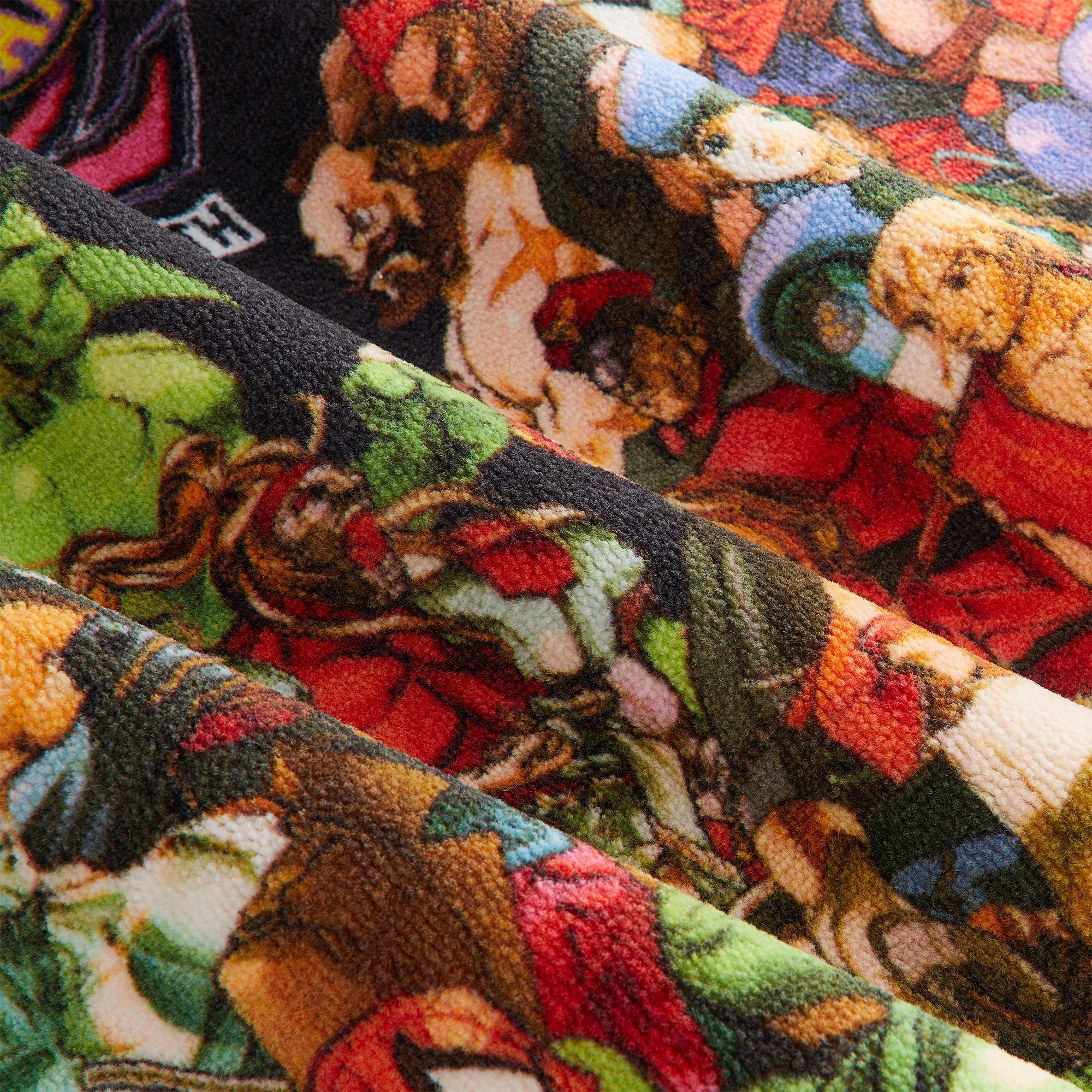 kith marvel vs capcon rug ラグマット Marvel vs. Capcom | Kith Printed Area Rug - Black – Kith Europe