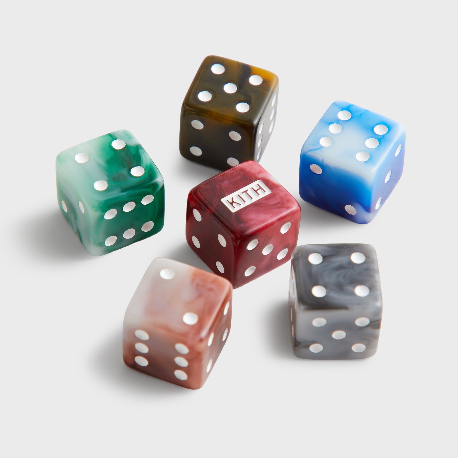 Kithmas Monogram Debossed Suede Poker Set - Stadium