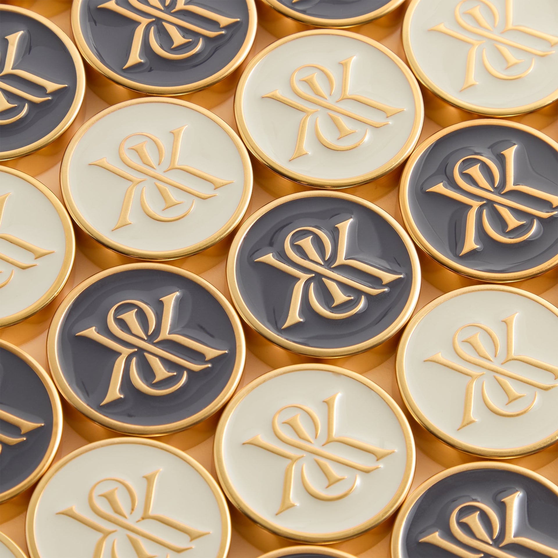 Kith Monogram Debossed Suede Backgammon Set - Ink - PH
