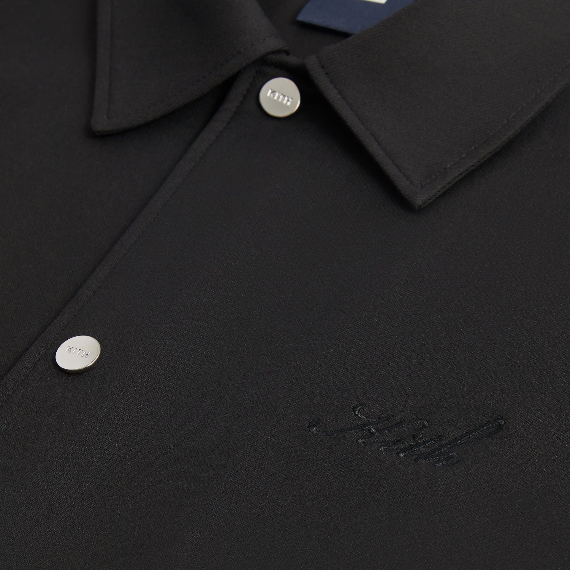 Kith Double Weave Coaches Jacket in Black