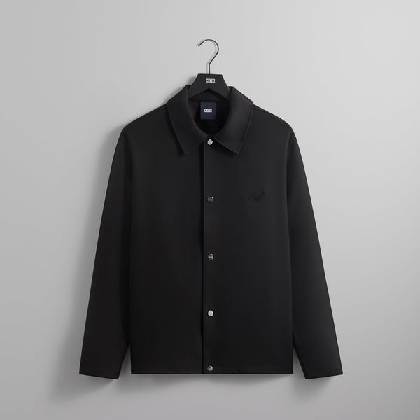 Kith Double Knit Coaches Jacket - Black – Kith Europe