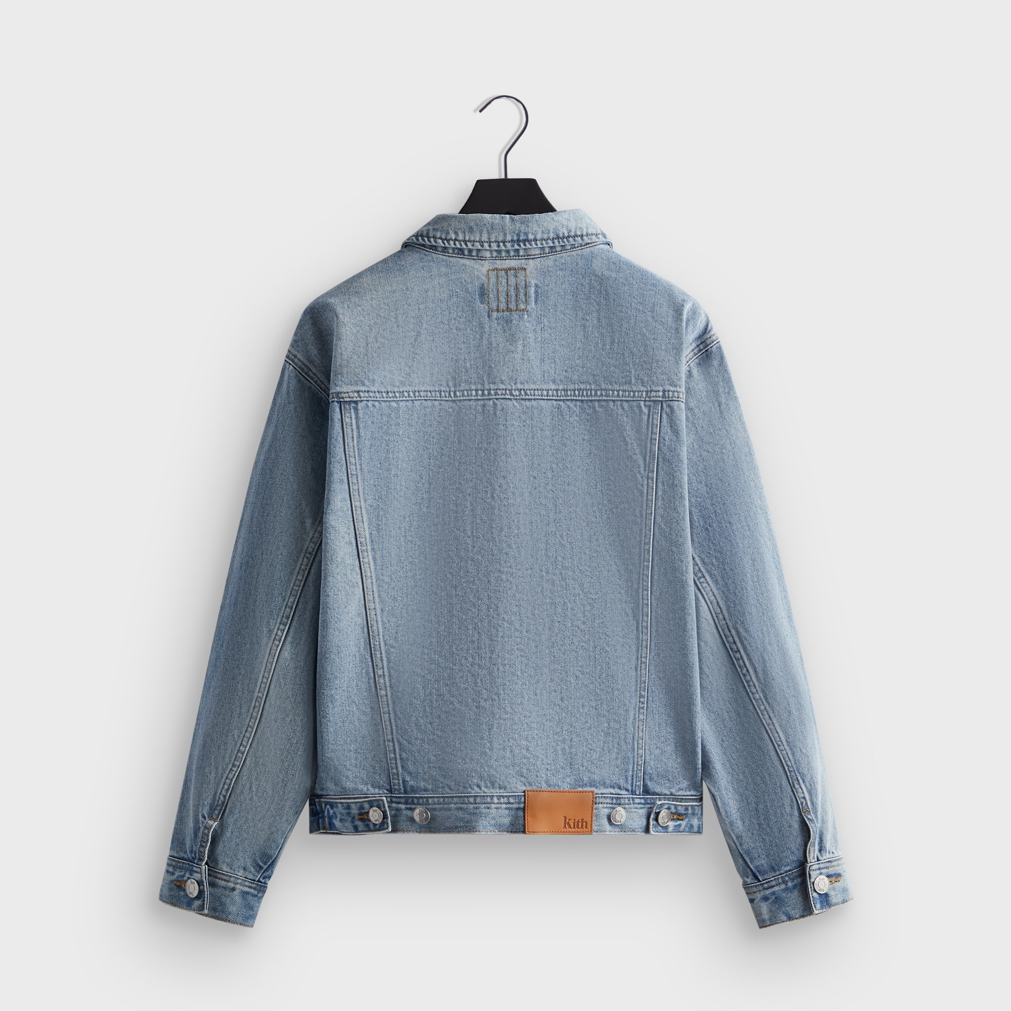 Kith Centre Denim Jacket - Light Indigo – Kith Europe